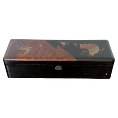 Antique Japanese Maki-e Lacquered Box, Ric.049