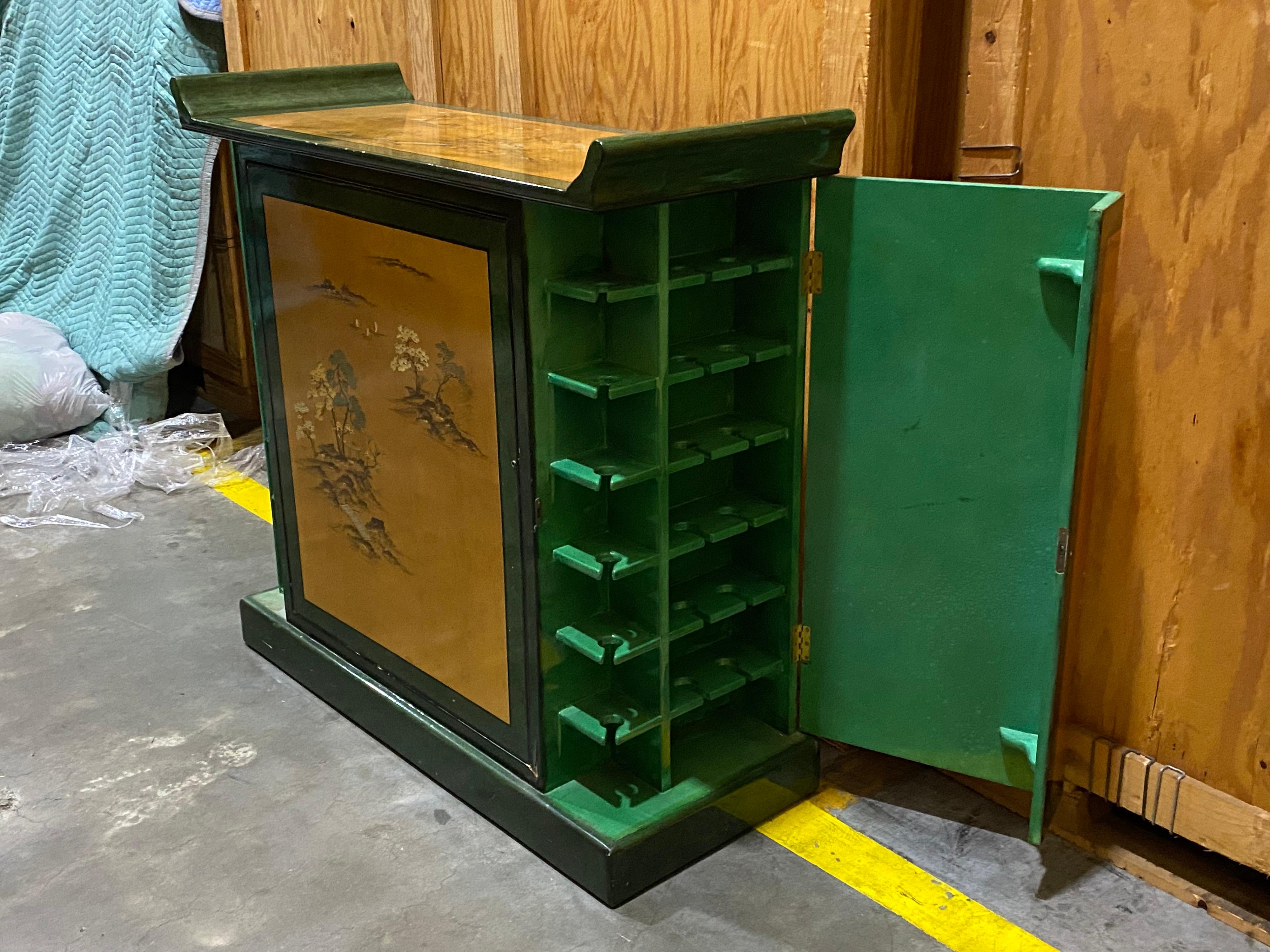 green bar cabinet