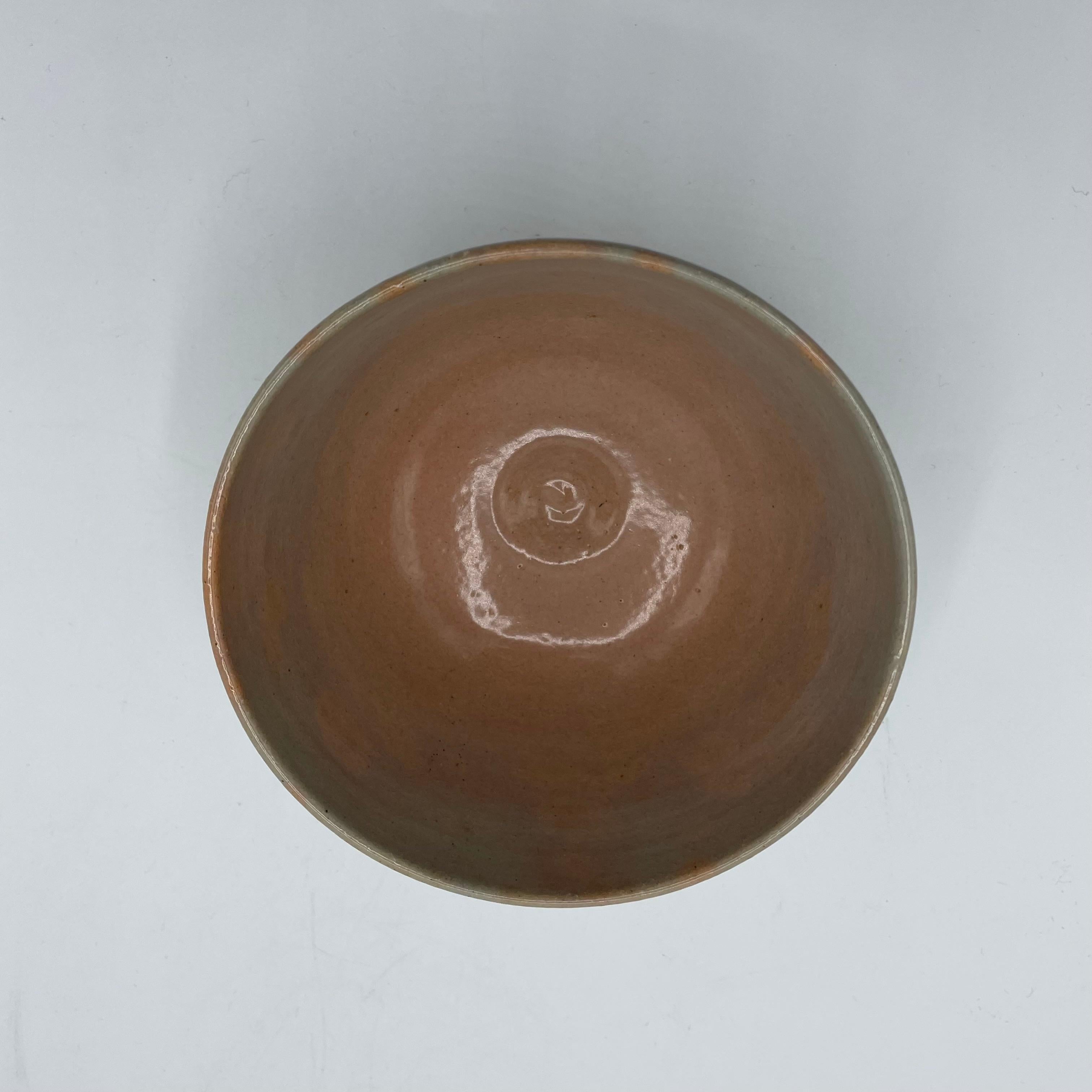 Late 20th Century Japanese Matcha Bowl for Tea Ceremony Kyo ware 1980s Showa