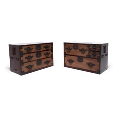 Japanese Matsumoto Stacking Tansu Chest, C. 1900
