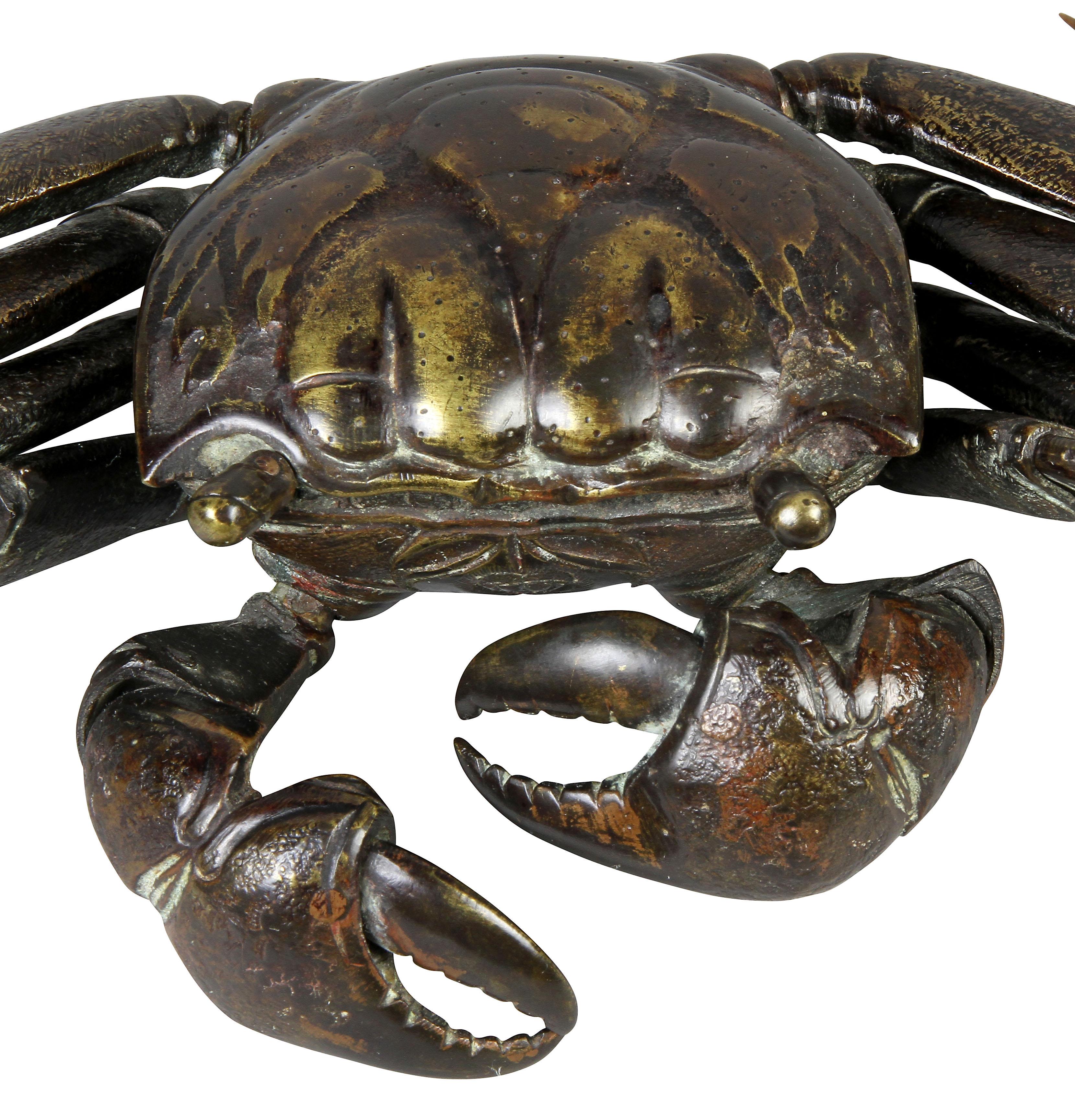 Patina marrone più scura con corpo completamente articolato. Acquistato a Londra dal precedente proprietario.