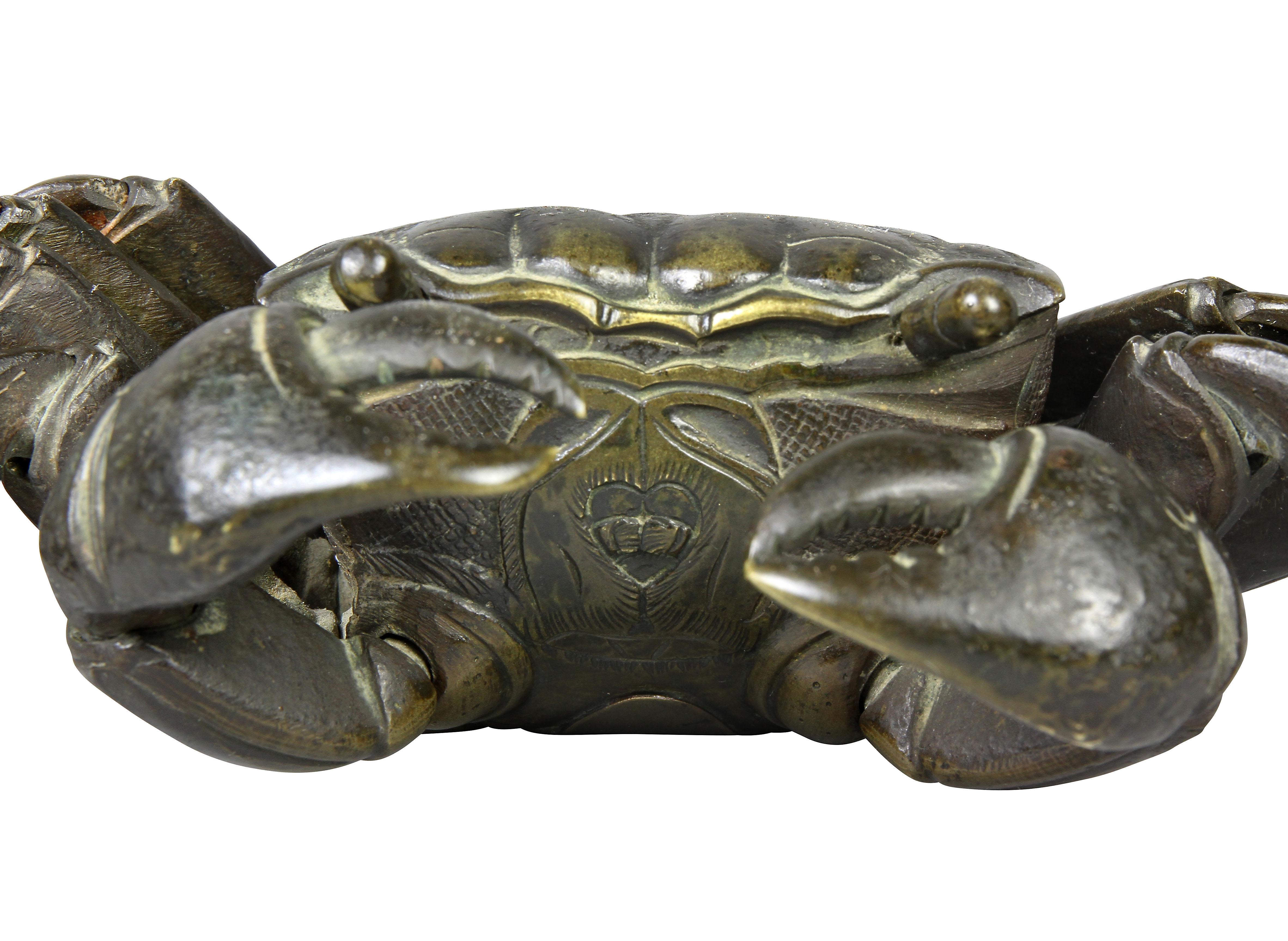 fully articulated iron crab