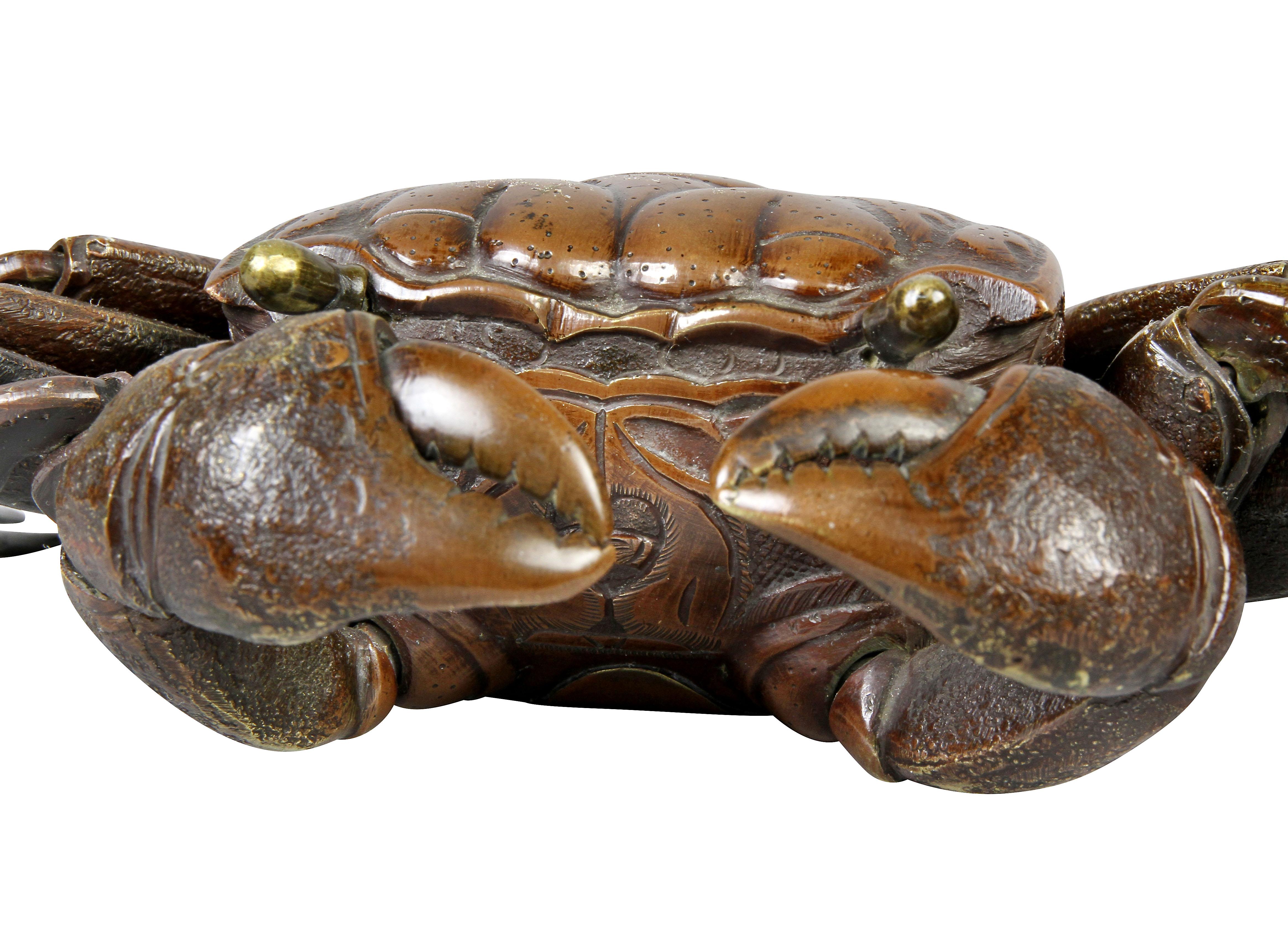 Japonais rab japonais Meiji articulé en bronze en vente