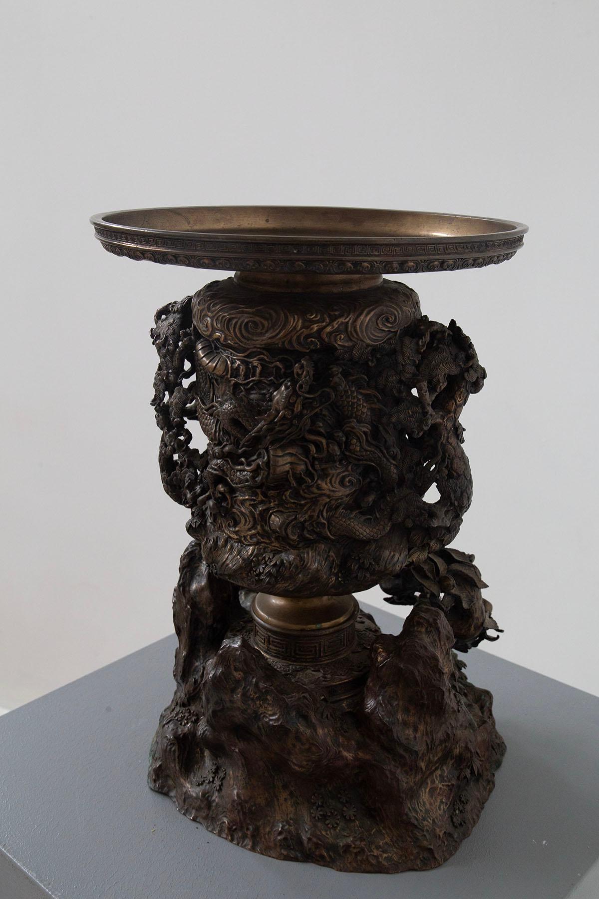 Japanischer Parfümbrenner aus Bronze im Meiji-Stil im Angebot 8