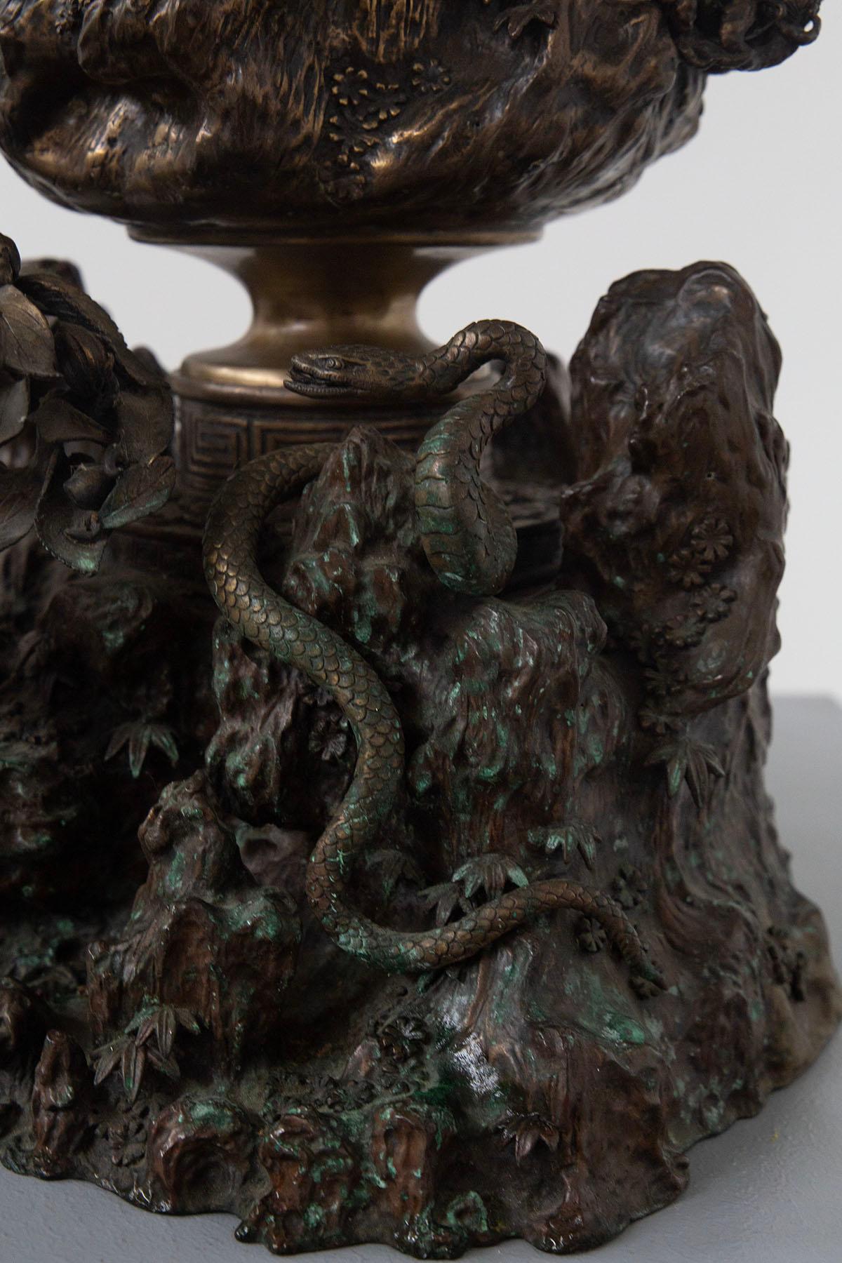 Japanischer Parfümbrenner aus Bronze im Meiji-Stil im Angebot 2