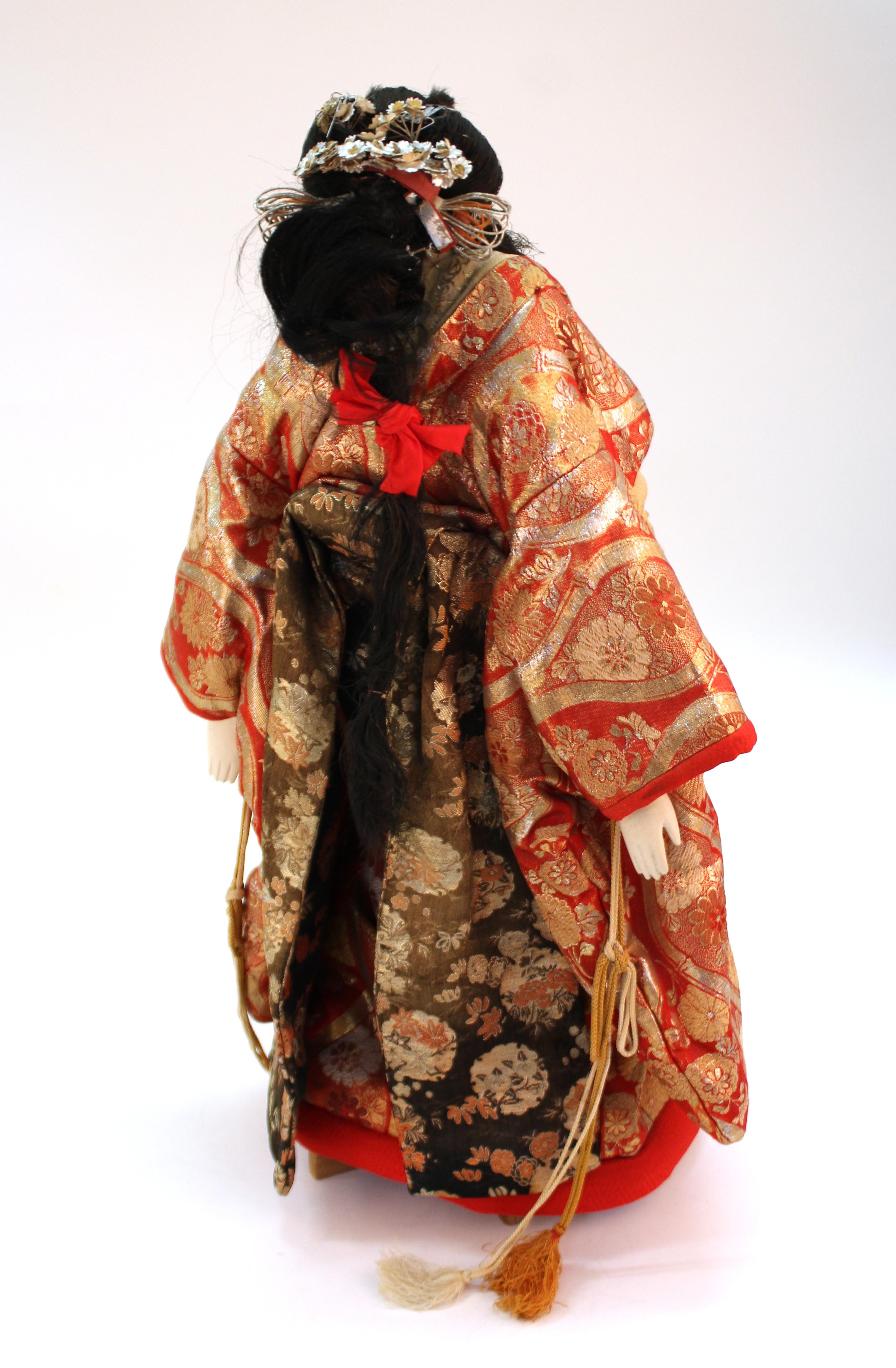 Japonais Marionnette japonaise Meiji Bunraku Ningyo en vente