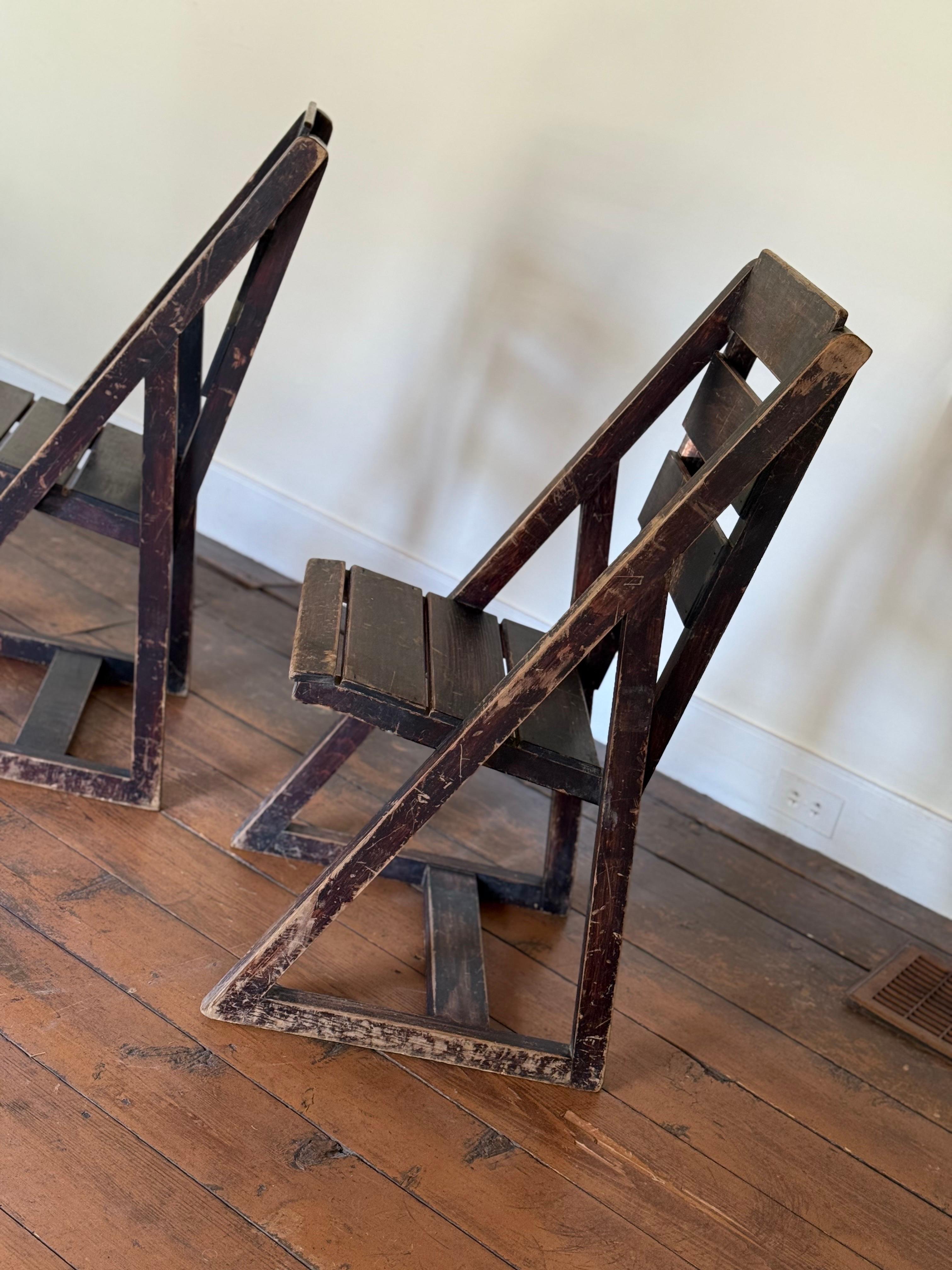 Legno Sedie giapponesi Meiji C1900 in vendita