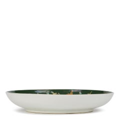 Japanese Meiji Dish with Figures Amidst Clouds 19th Century