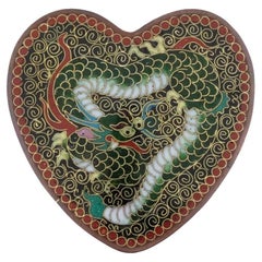 Japanische Meiji Kyoto Cloisonné-Emaille-Gürtelschnalle