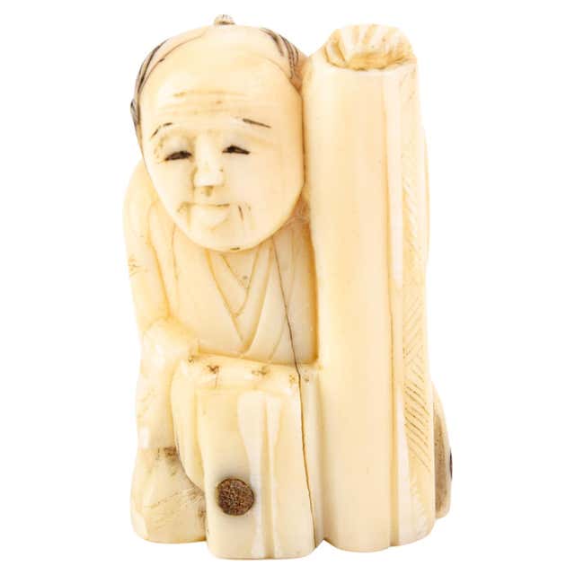 Netsukes - 296 For Sale on 1stDibs | antique netsuke for sale, netsuke ...