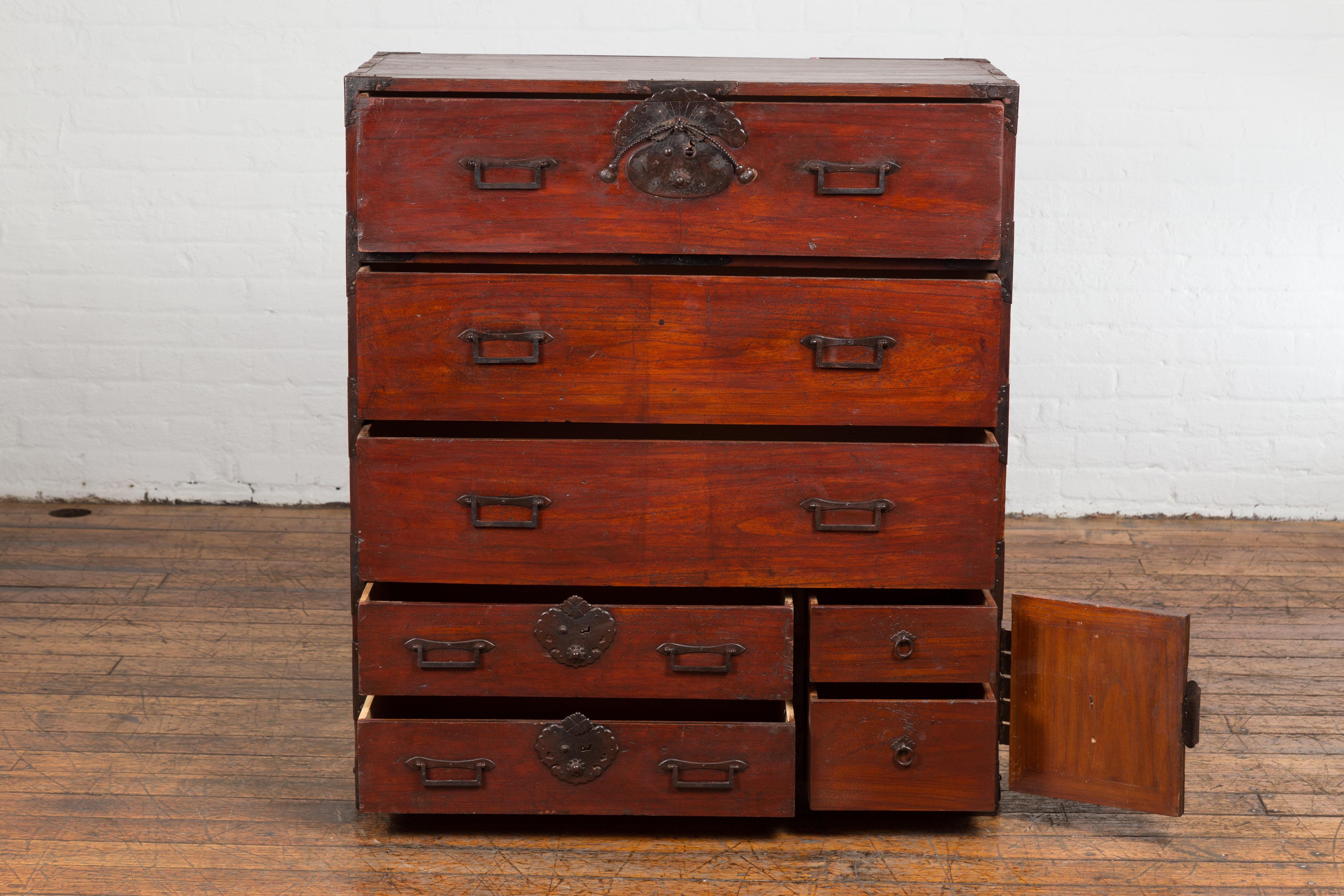 Large 19th Century Antique Dresser Chest For Sale 5