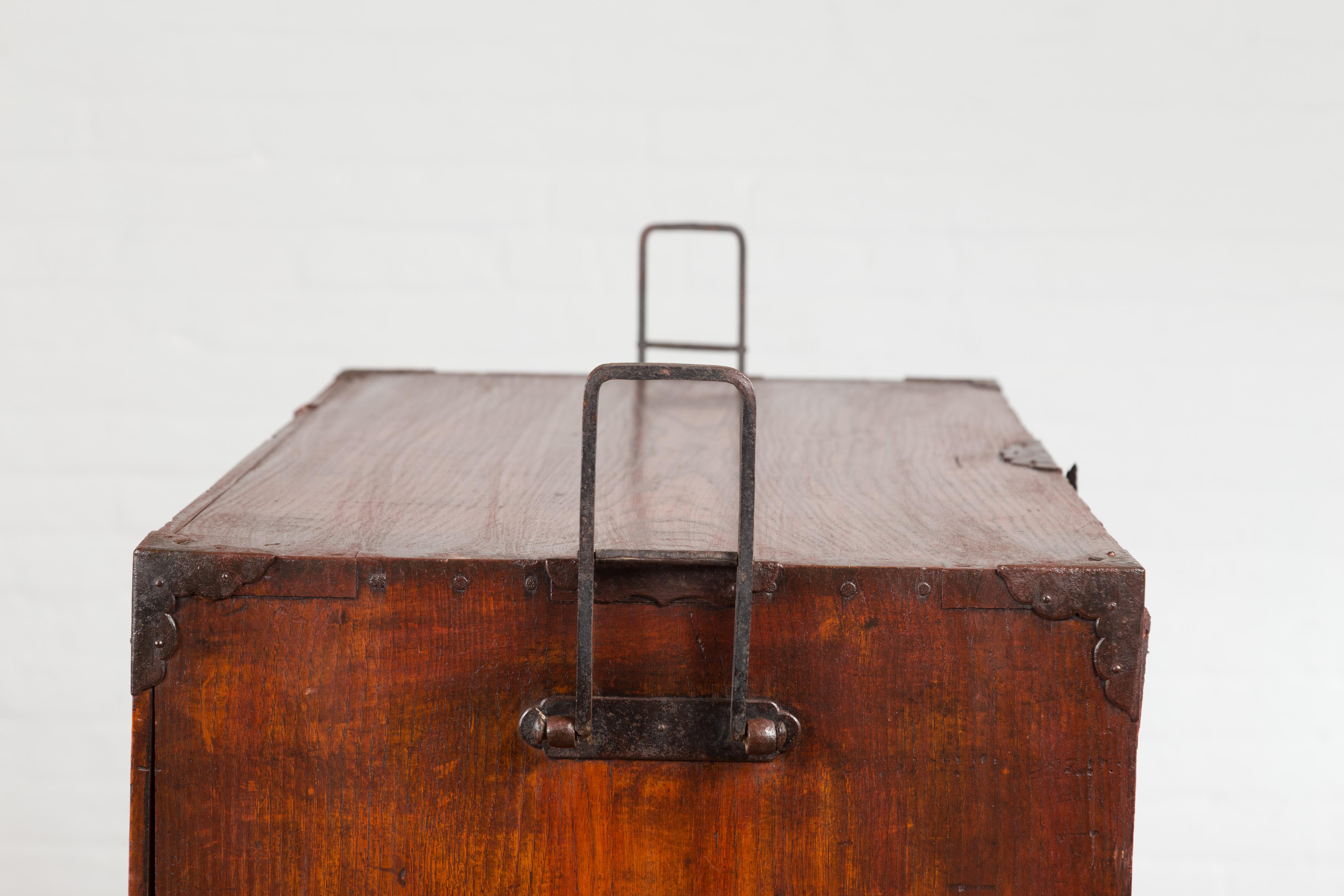 Large 19th Century Antique Dresser Chest 8