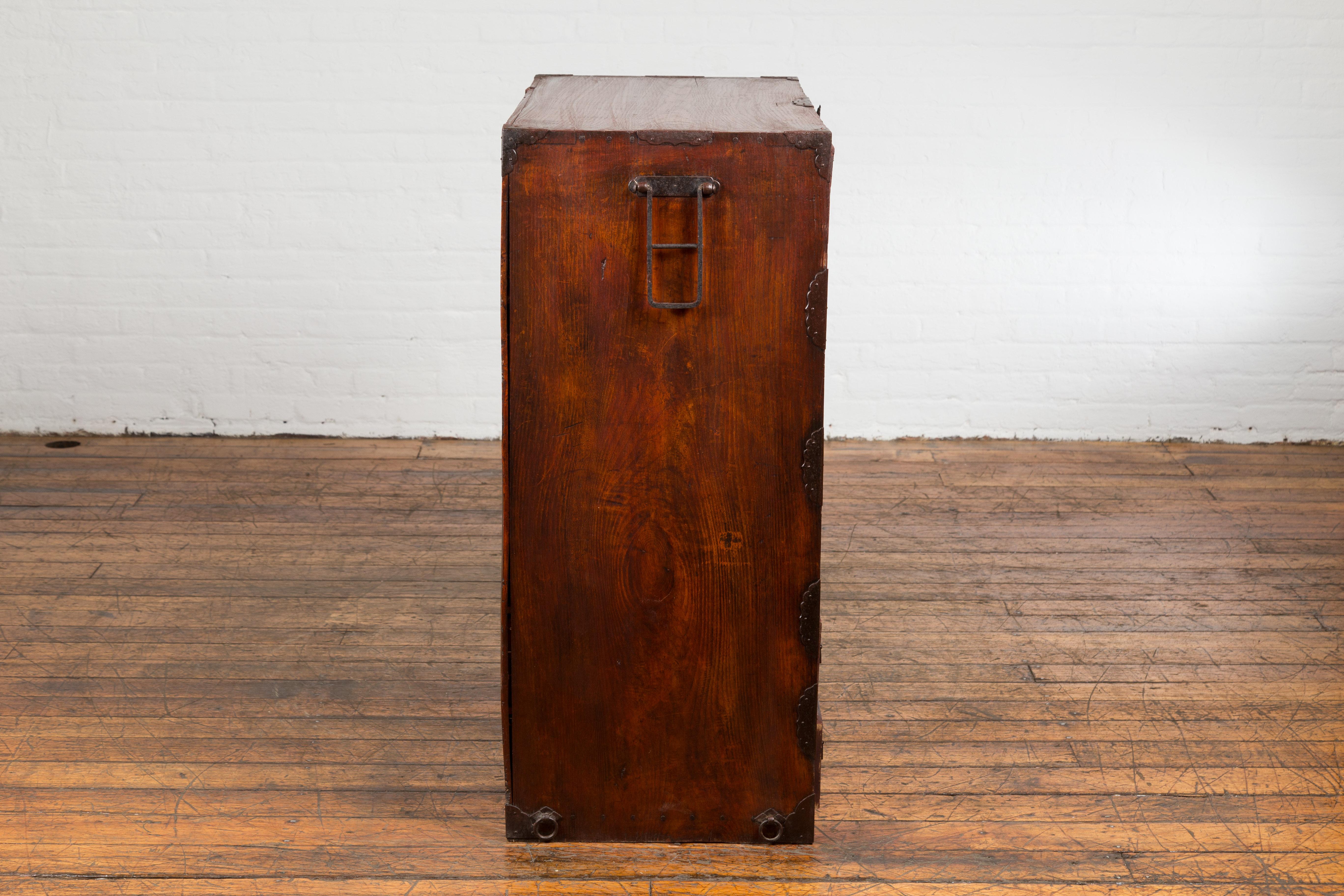 Large 19th Century Antique Dresser Chest For Sale 10