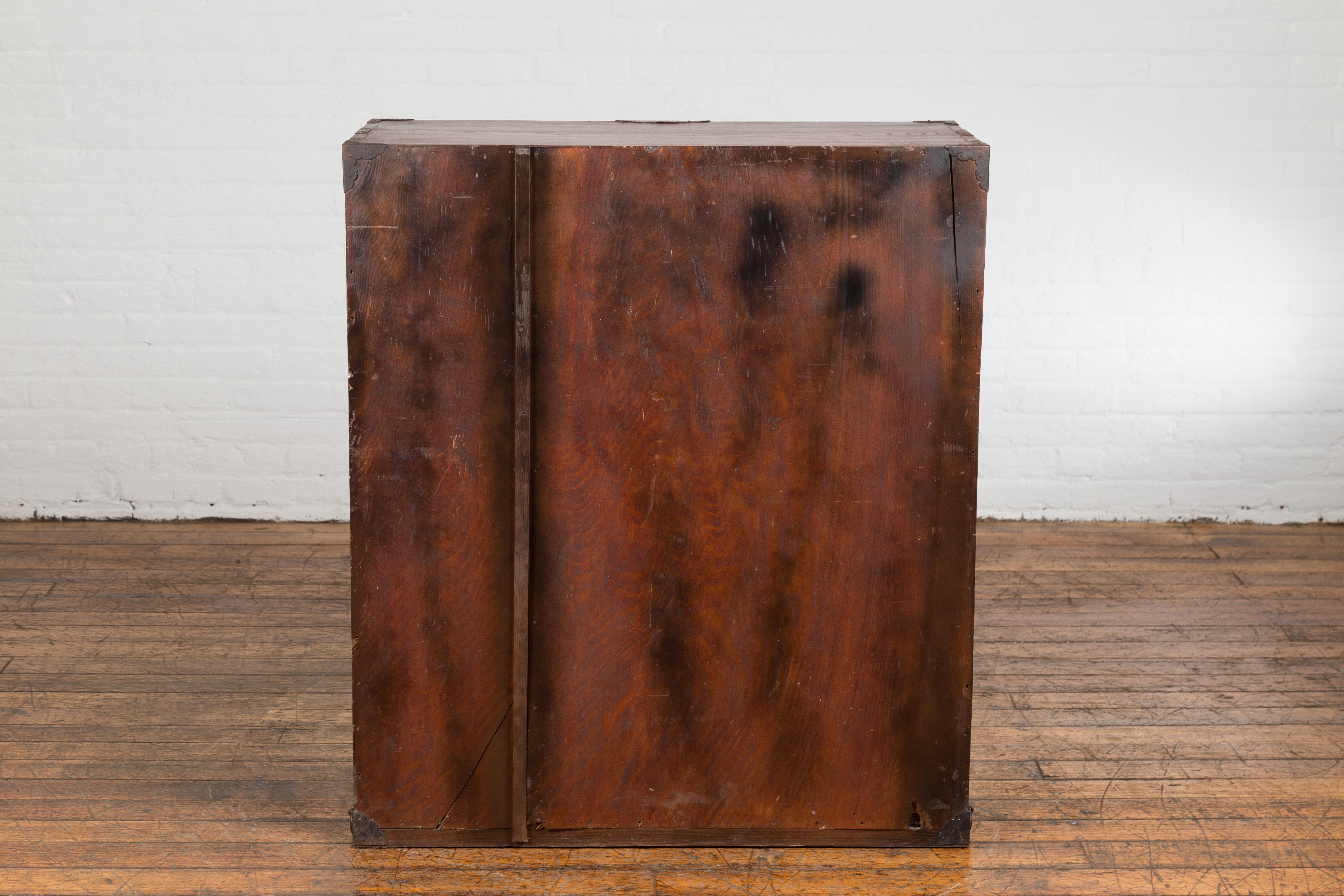 Large 19th Century Antique Dresser Chest 11