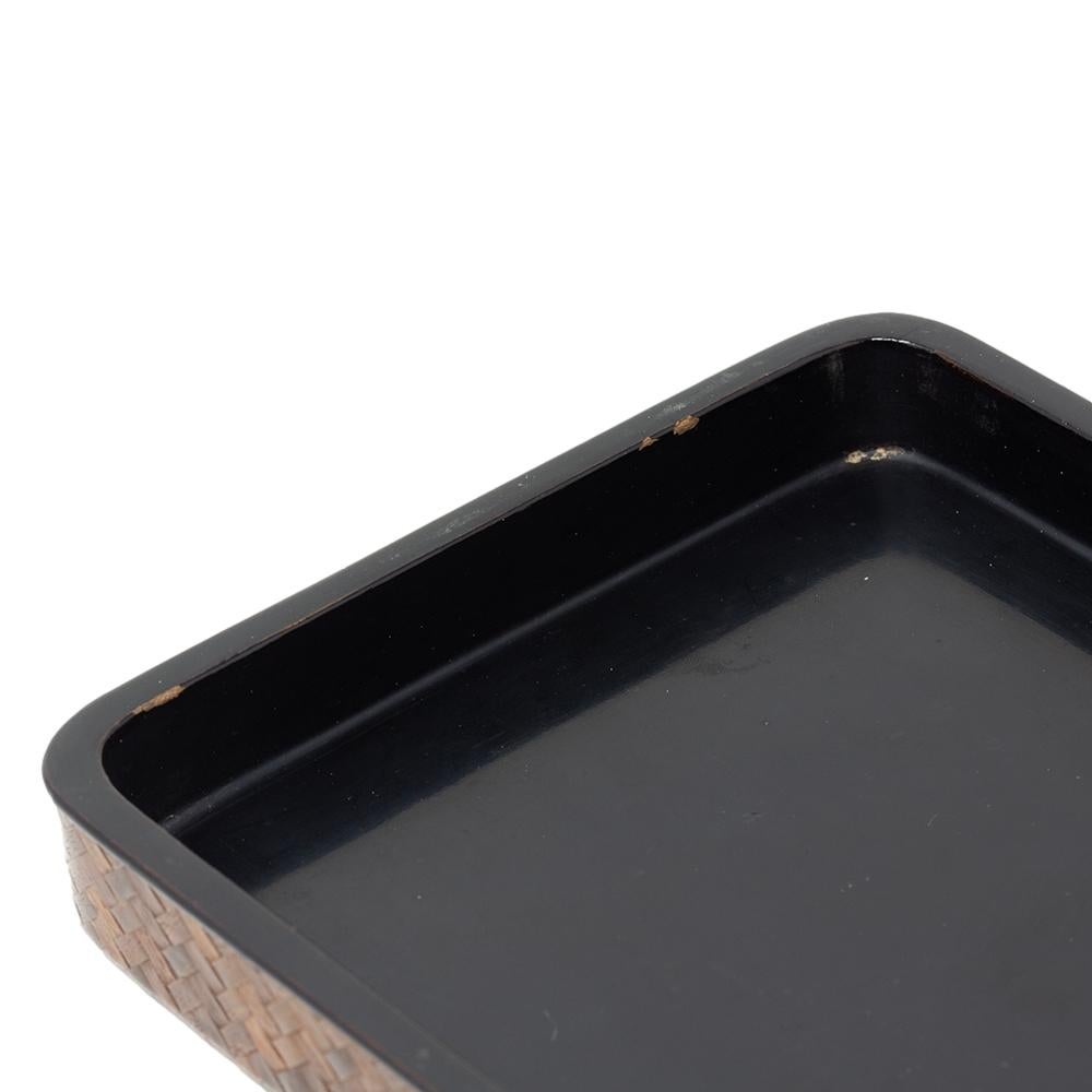 Scatola per sigari in bambù e argento del periodo Meiji giapponese con porta fiammiferi in vendita 5