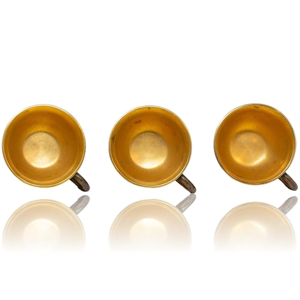 Japanisches Cloisonne-Emaille-Teeset aus der Meiji-Zeit im Angebot 3