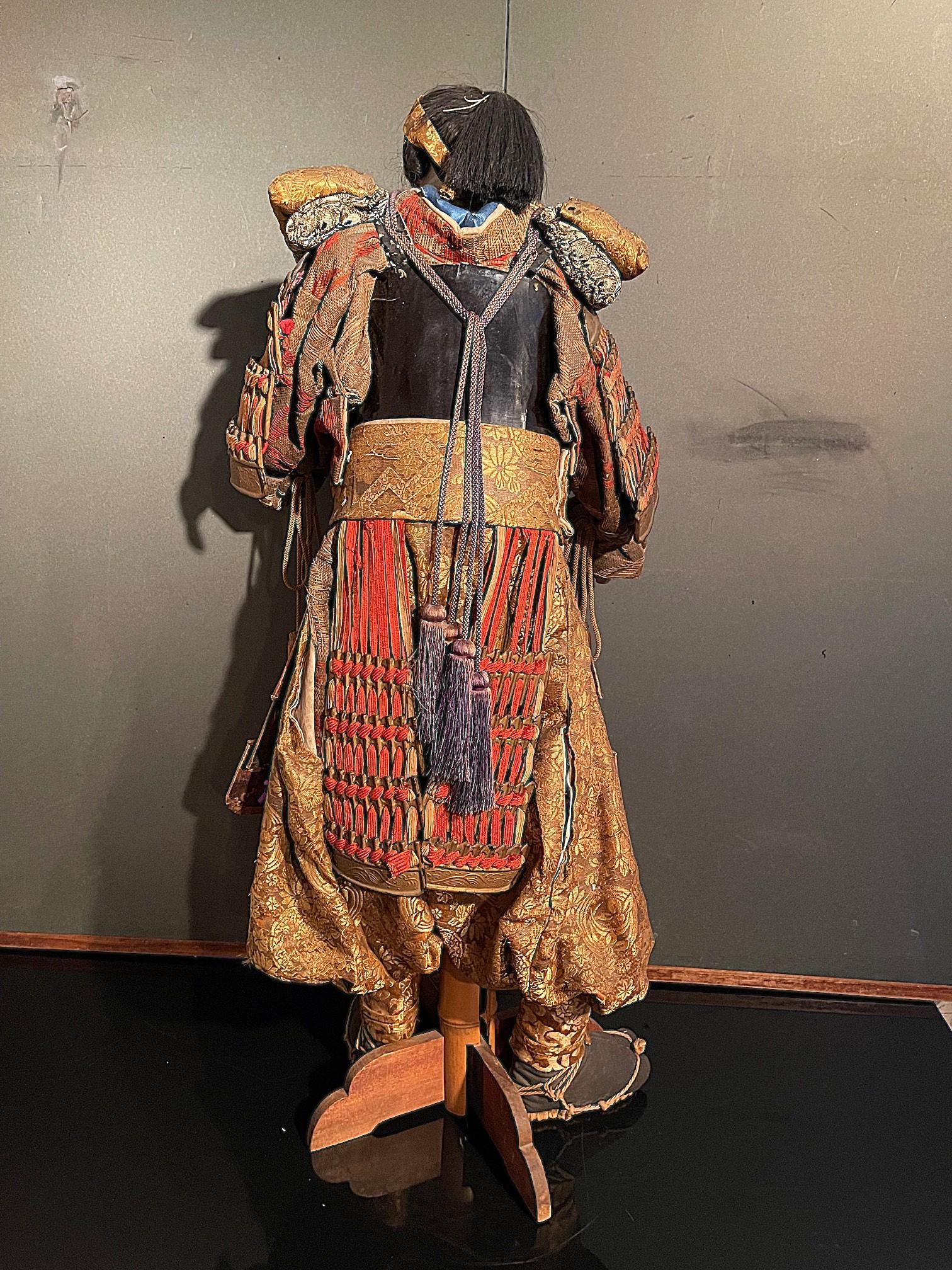 Giapponismo Burattino Bunraku elaborato del periodo Meiji giapponese, XIX secolo in vendita