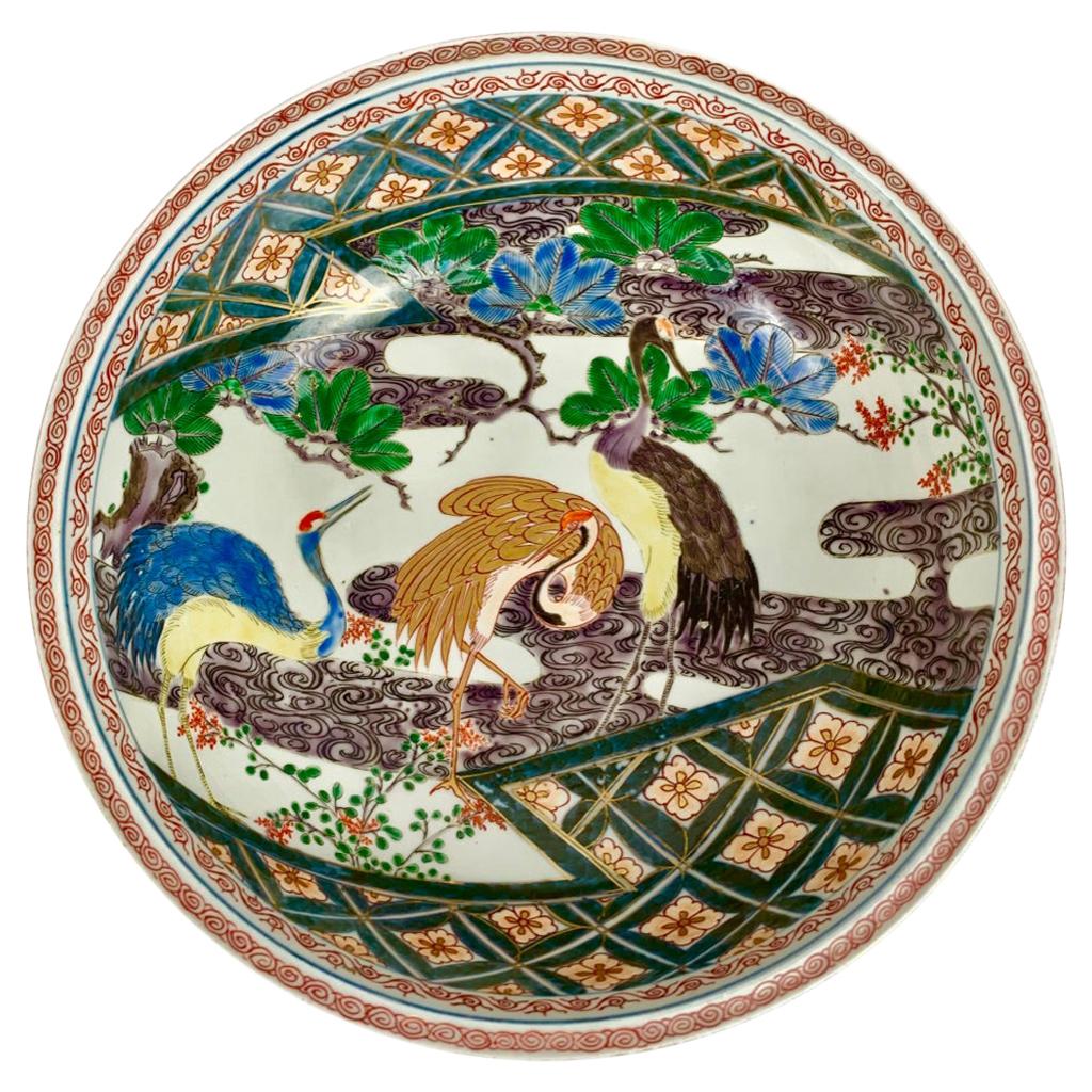 Imari Porcelain Bowl, Meiji Period, Japan, 19th c. For Sale