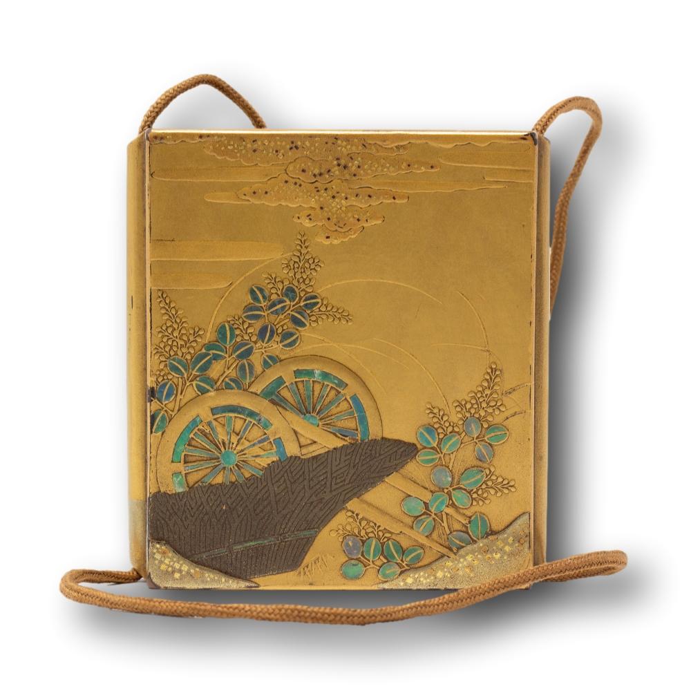 Japanische Meiji Periode Lack Sechs Schublade Inro (Meiji-Periode) im Angebot