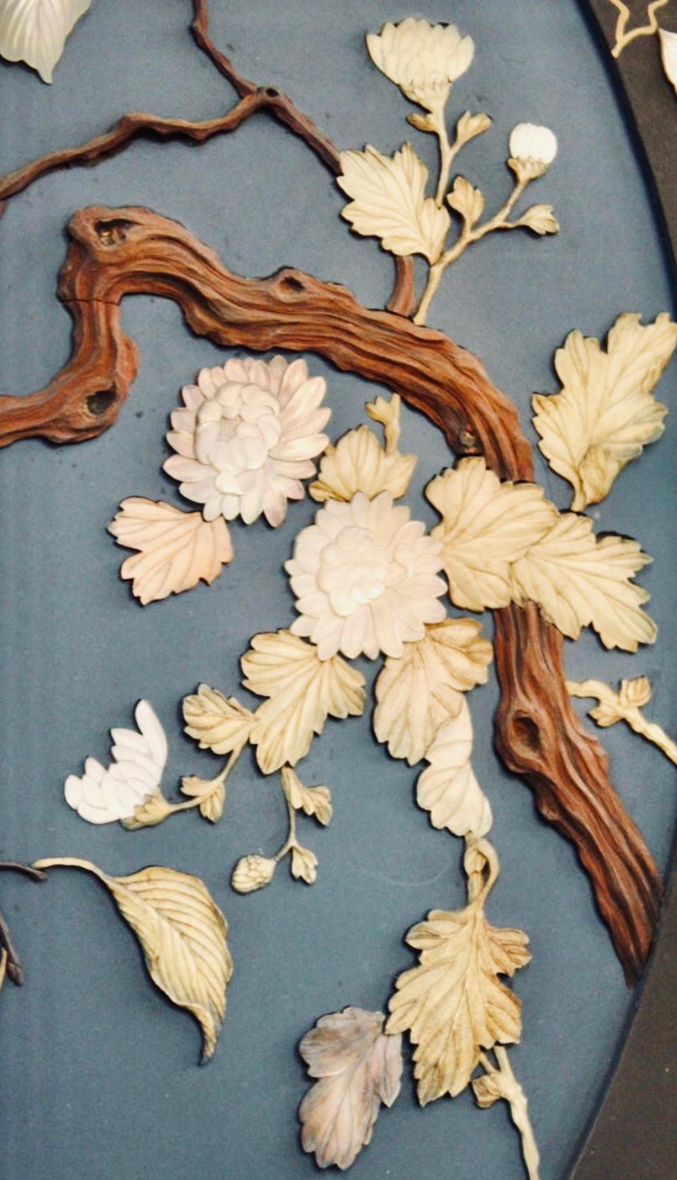 Japanese Meiji Period  Pair of Shibayama Panels, Ca. 1868 For Sale 6
