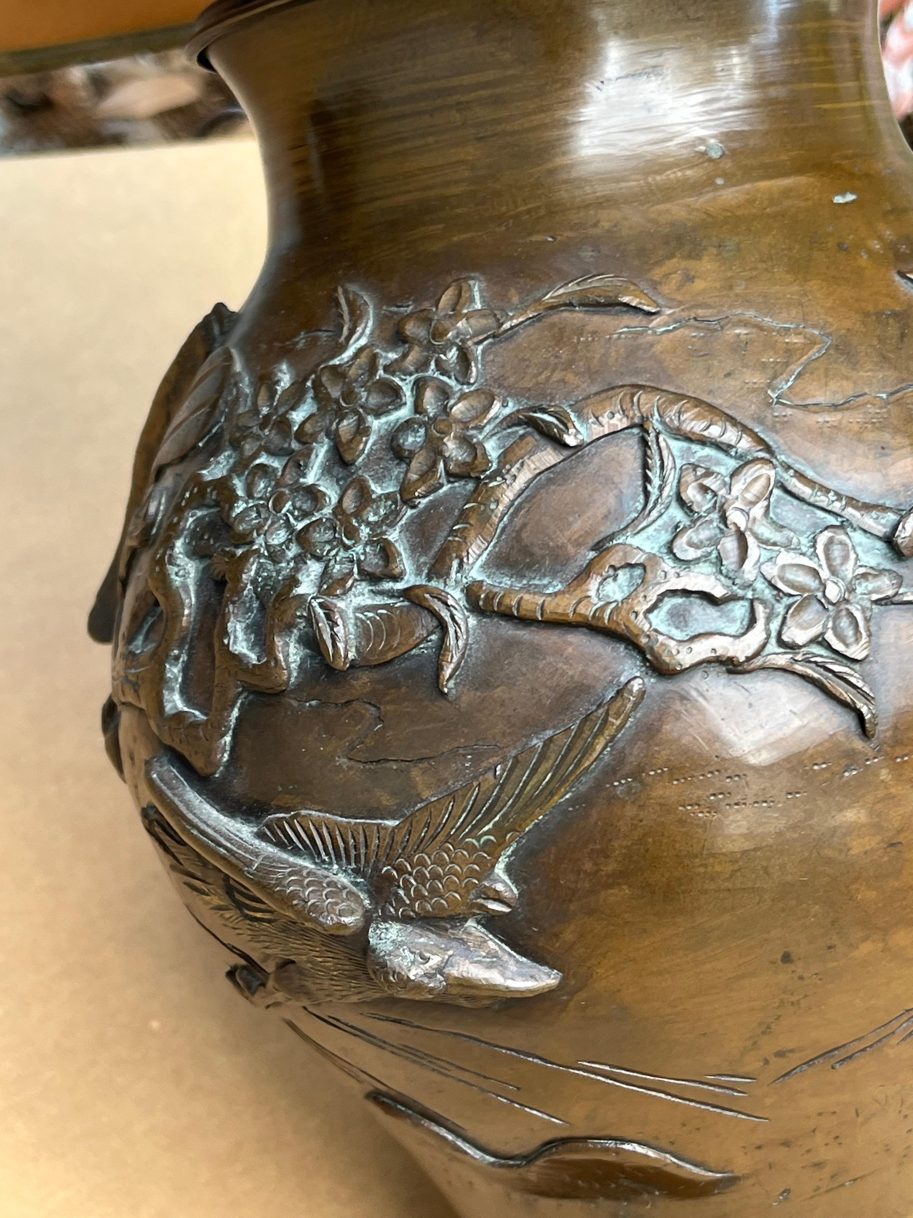 Lampada convertita in vaso a balaustro giapponese del periodo Meiji. in vendita 3