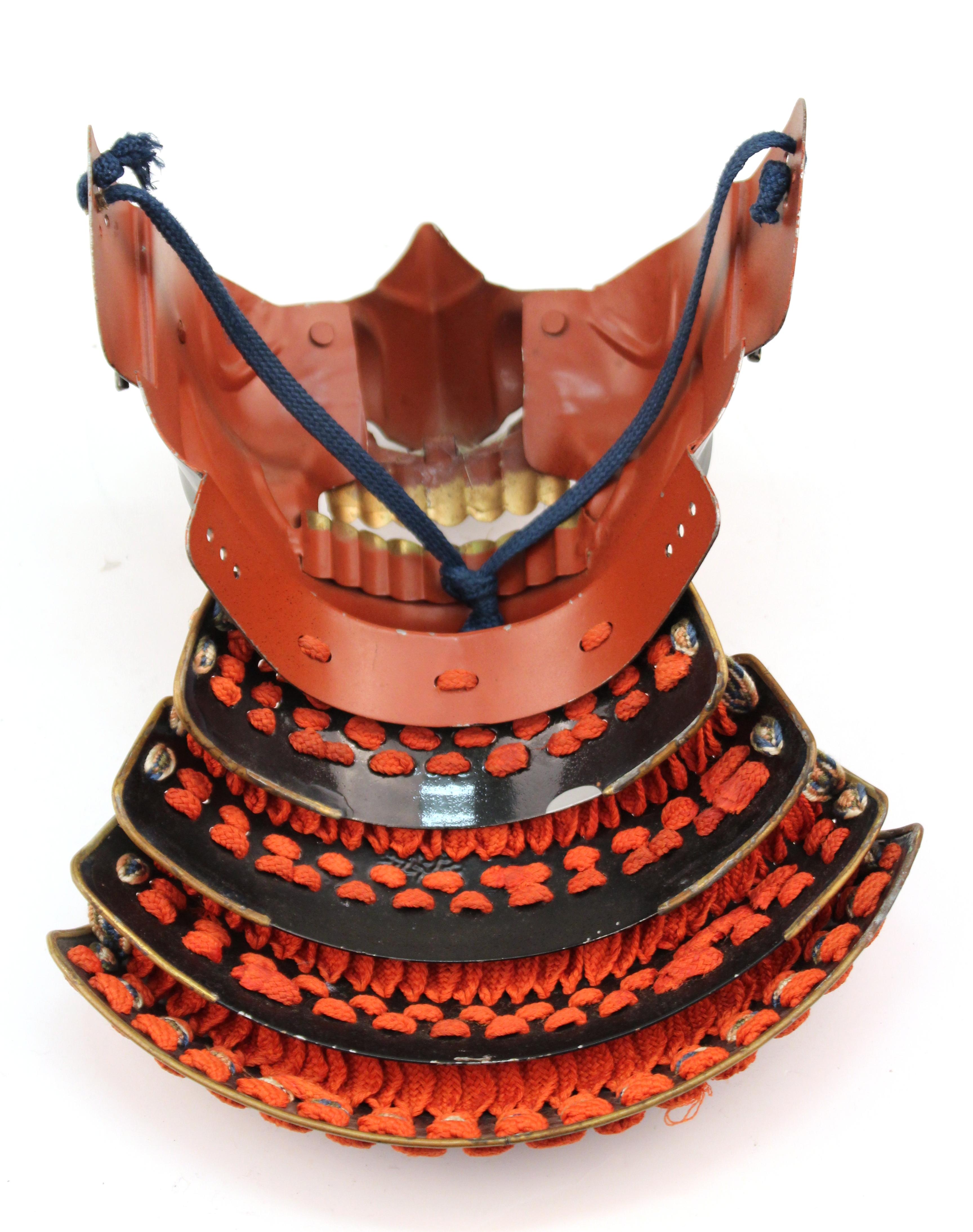 Japanese Meiji Period Samurai Mask 3