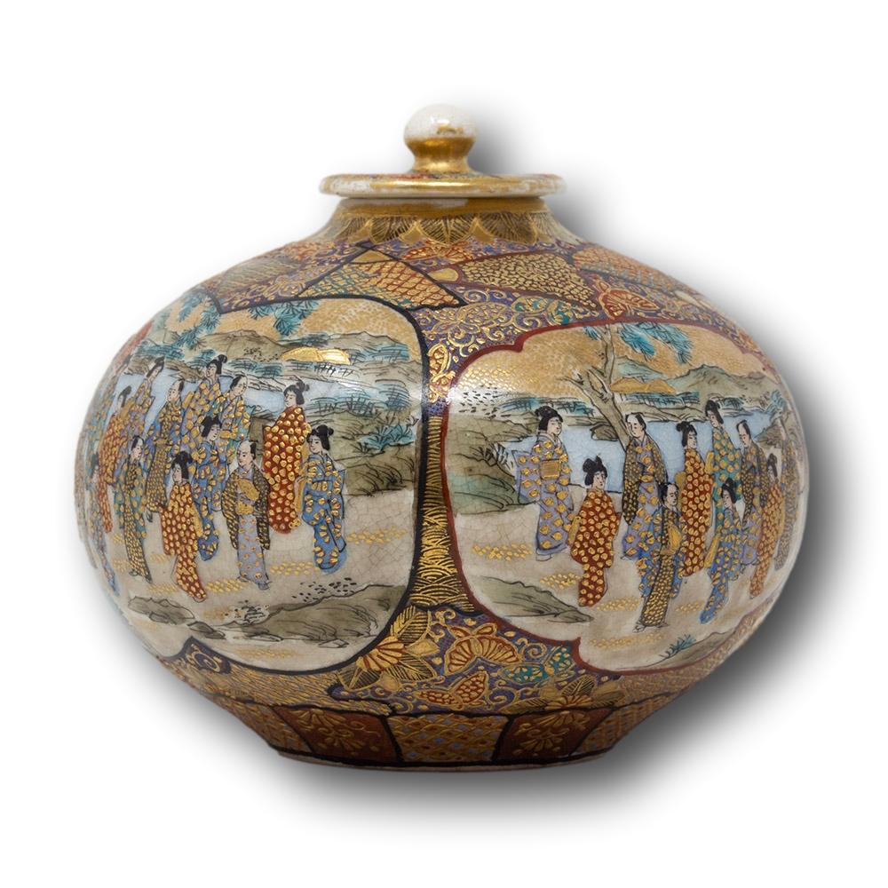 Satsuma Koro japonés del periodo Meiji 4