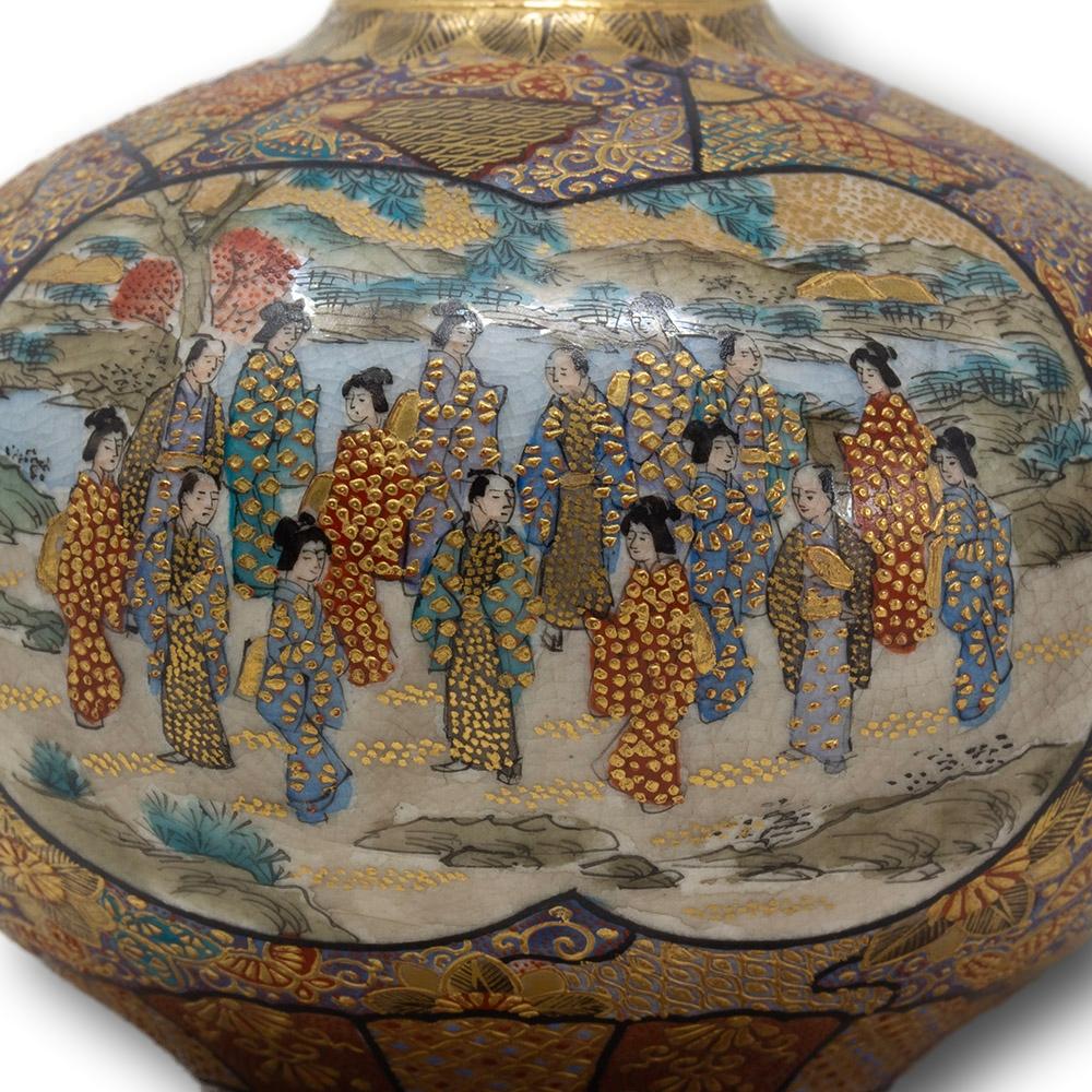 Satsuma Koro japonés del periodo Meiji 8