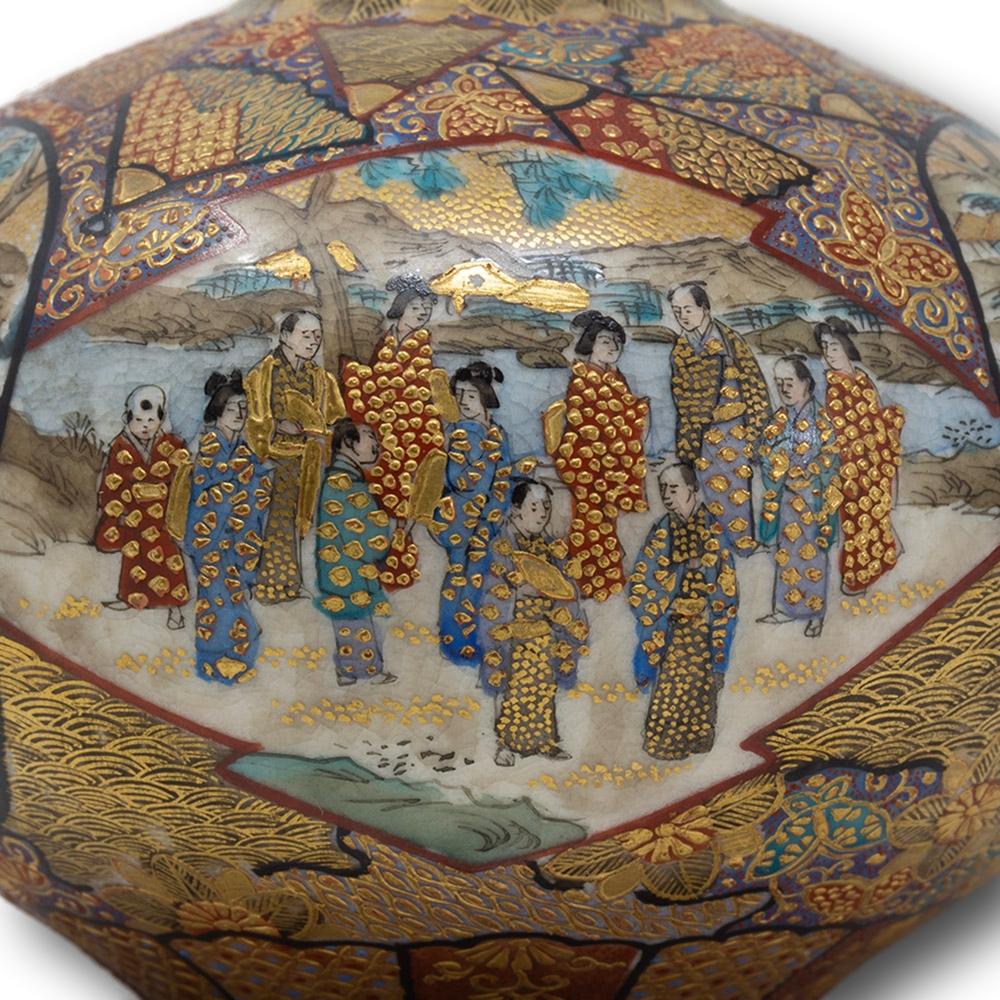Satsuma Koro japonés del periodo Meiji 11