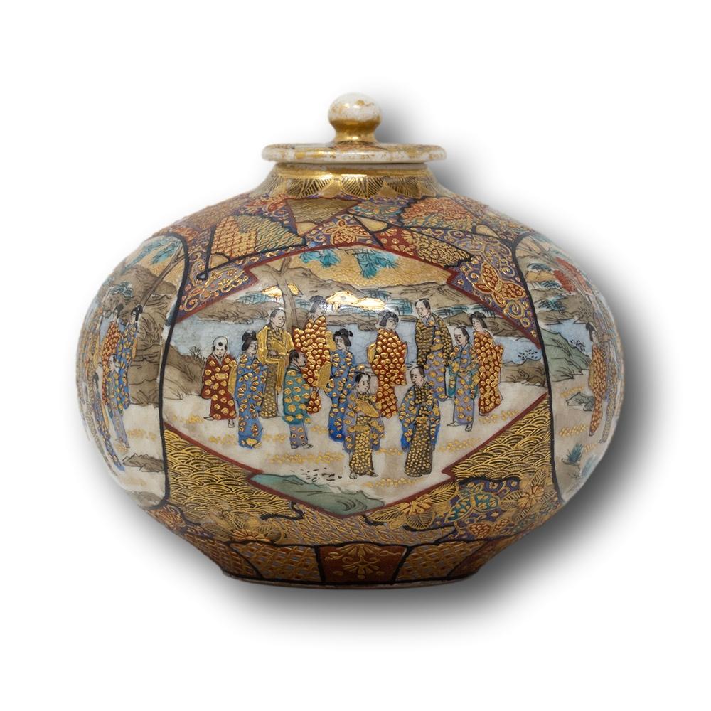 Satsuma Koro japonés del periodo Meiji 1