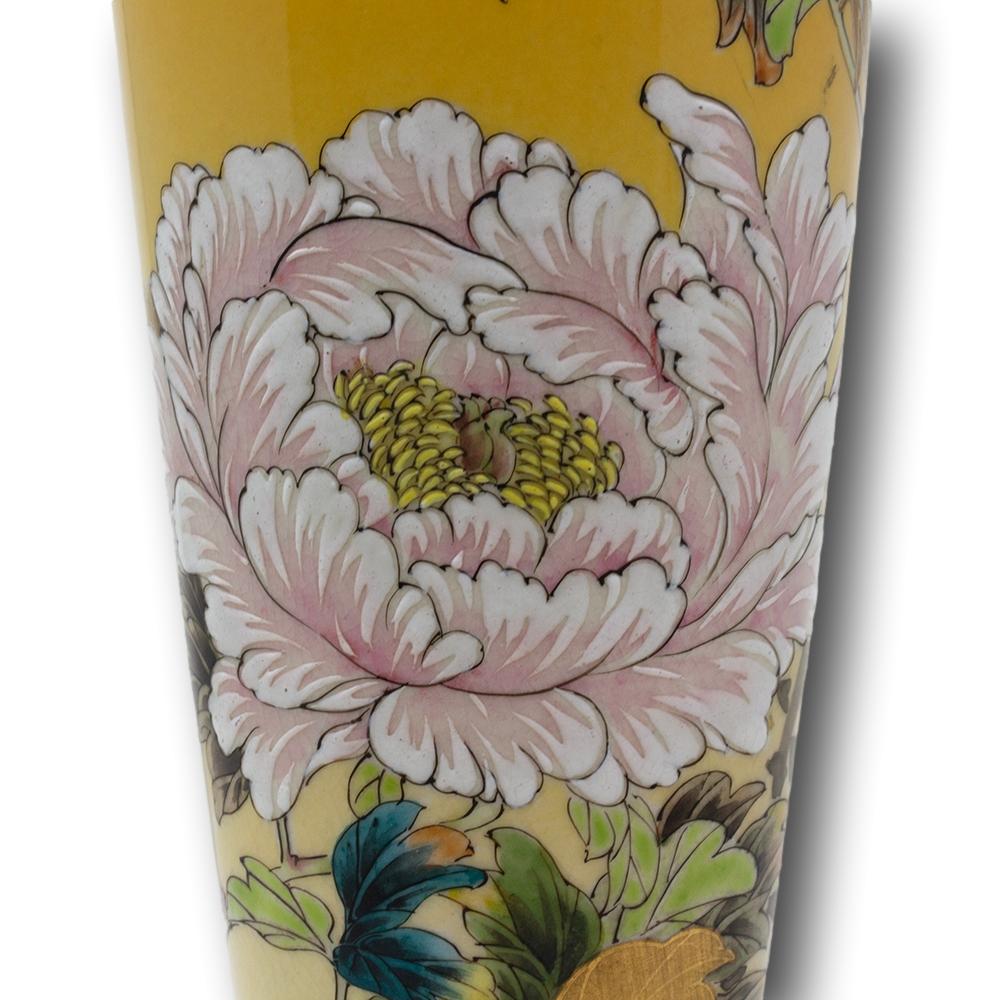 Vaso Satsuma giapponese del periodo Meiji di Taizan Yohei IX 4