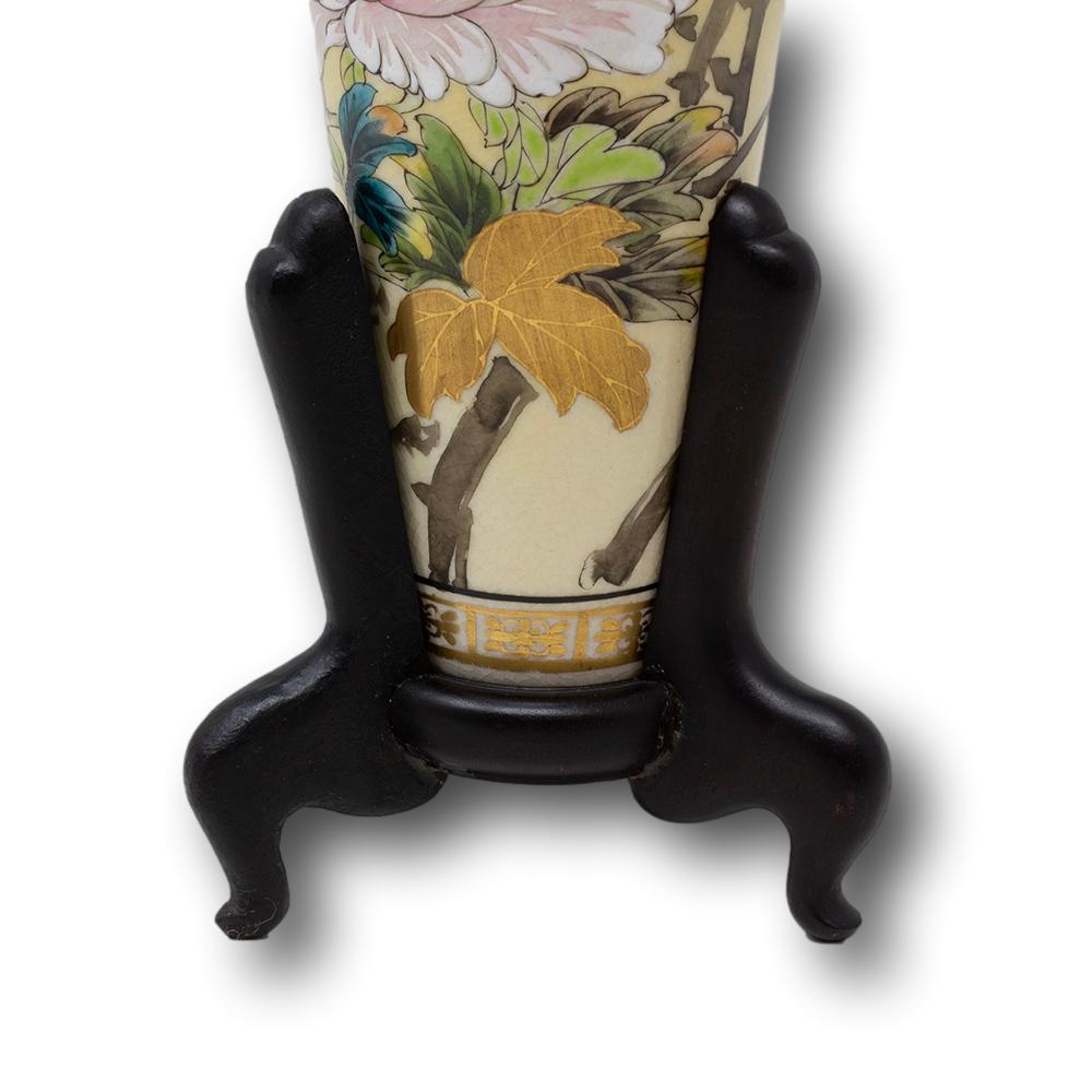 Vaso Satsuma giapponese del periodo Meiji di Taizan Yohei IX 10