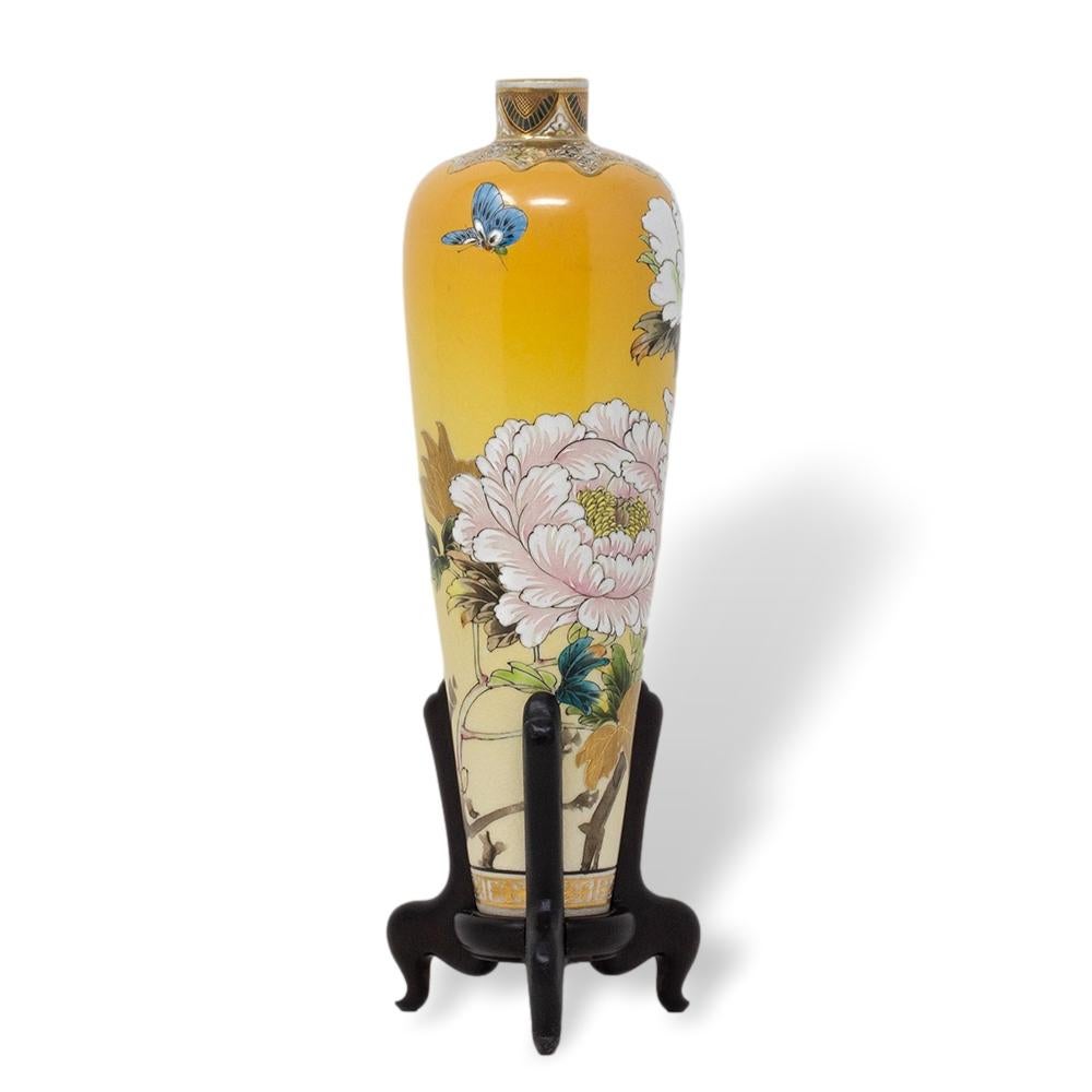 XX secolo Vaso Satsuma giapponese del periodo Meiji di Taizan Yohei IX