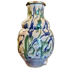 Japanese Meiji Period Shigaraki Water Storage Jar