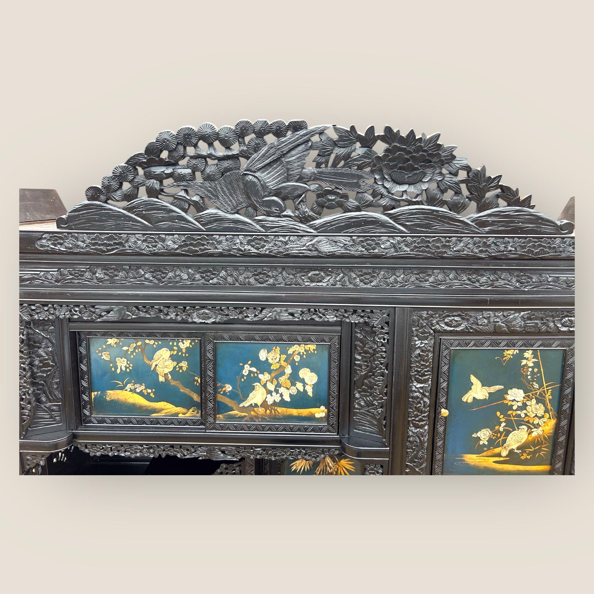 Francese Shodana (mobile da esposizione) giapponese del periodo Meiji in vendita
