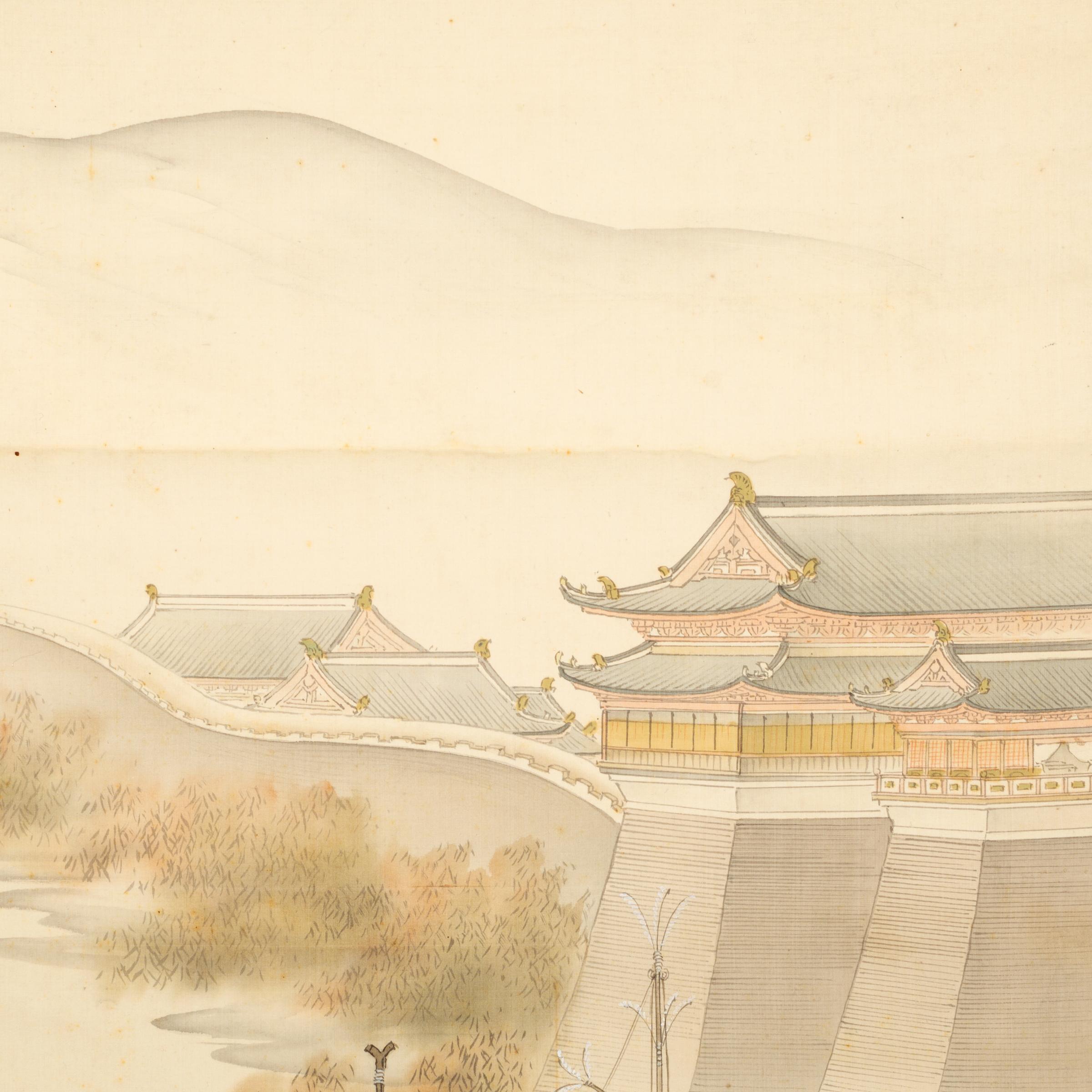 Bien que la peinture occidentale ait été initialement adoptée pendant la période Meiji (1868-1912), les artistes ont fait renaître les styles de peinture traditionnels en cherchant à créer un style japonais moderne ayant des racines dans le passé.