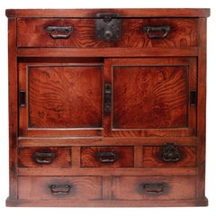 Antique Japanese Merchant’s chest (choba-dansu), Toyama