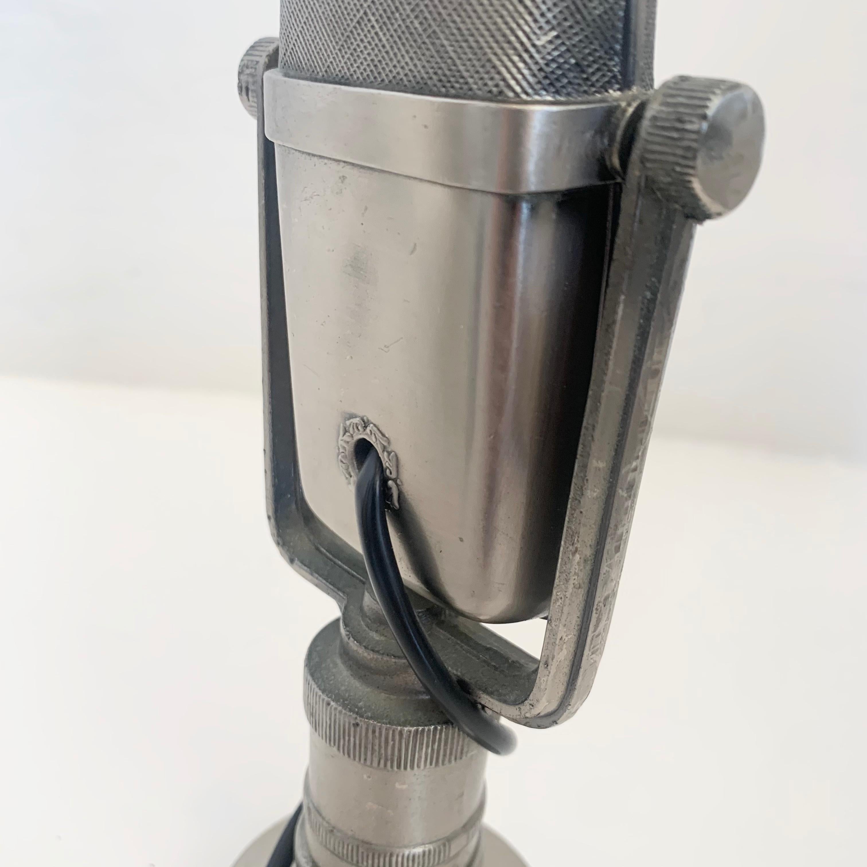 Japanese Microphone Tabletop Lighter In Good Condition In Los Angeles, CA