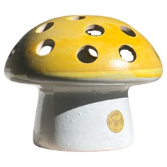 Vintage Japanese mid century modern ceramic mushroom by Vandor, 1968