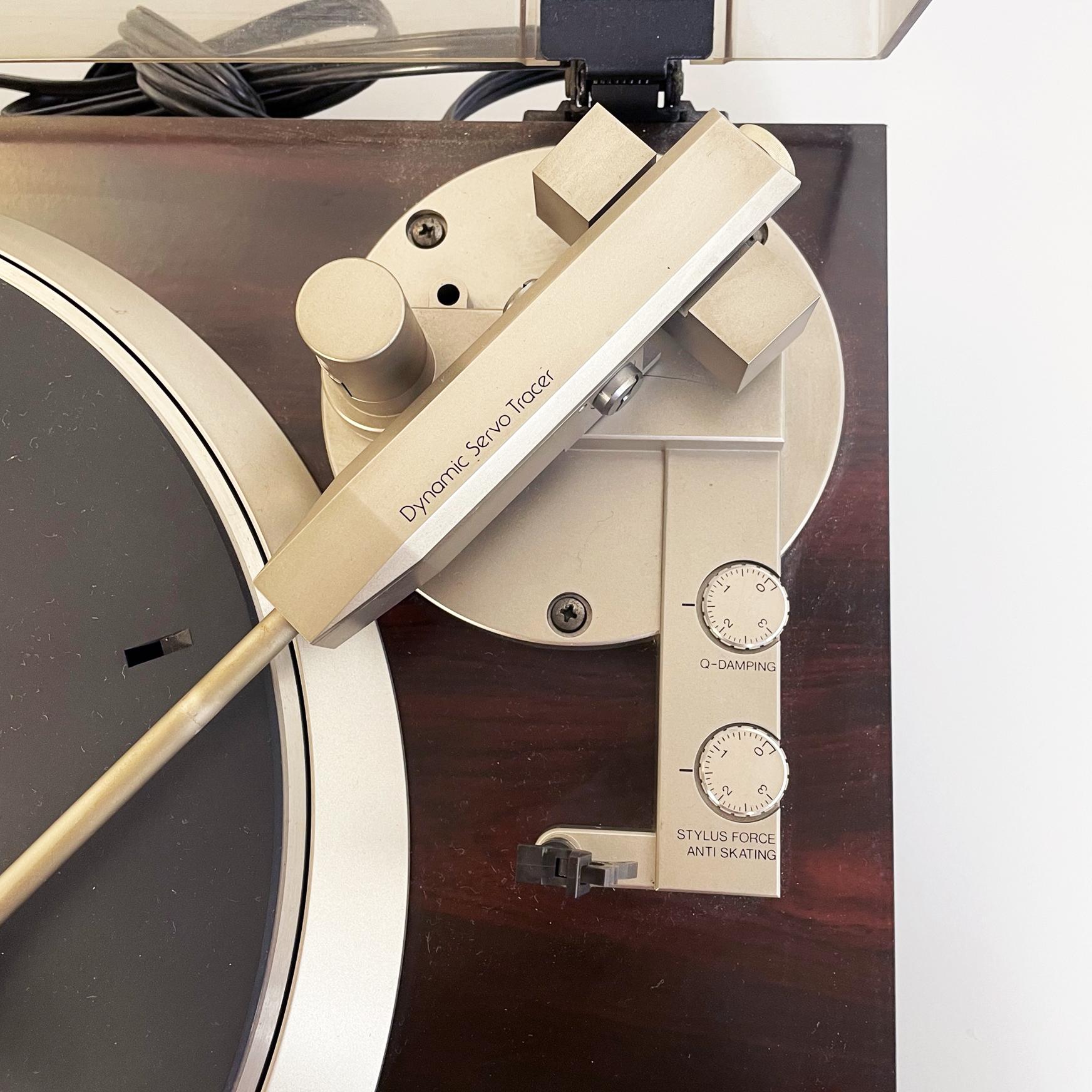 Japanese Mid-Century Modern Direct Drive Turntable by Denon Marke, 1980s 1