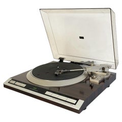 Vintage Japanese Mid-Century Modern Direct Drive Turntable by Denon Marke, 1980s