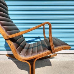 Japanese Mid-Century Modern Rocking Chair by Mitsumasa Sugasawa for Tendo
