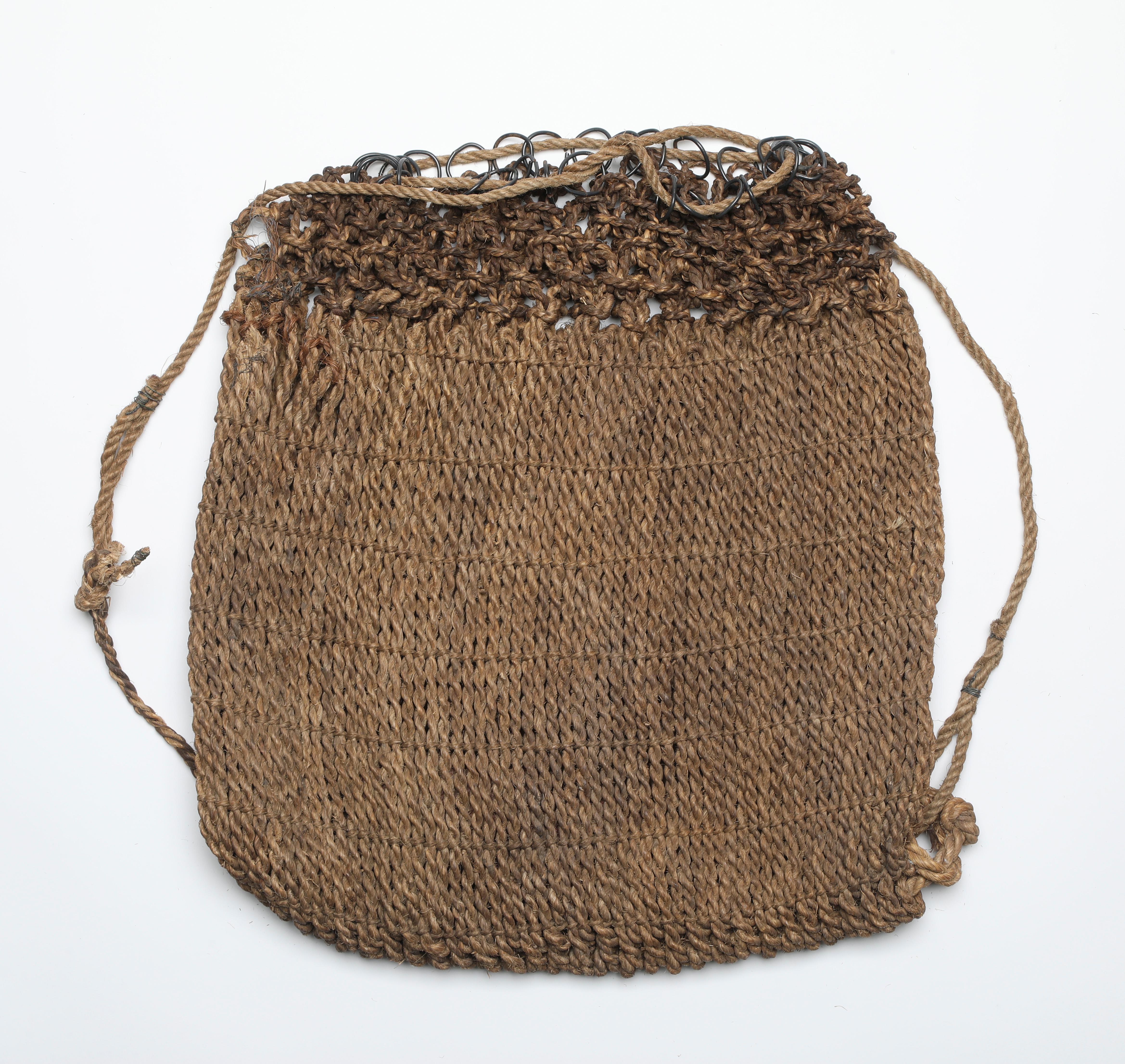 Hand-Woven Japanese Mingei (Folk) Gathering Basket For Sale