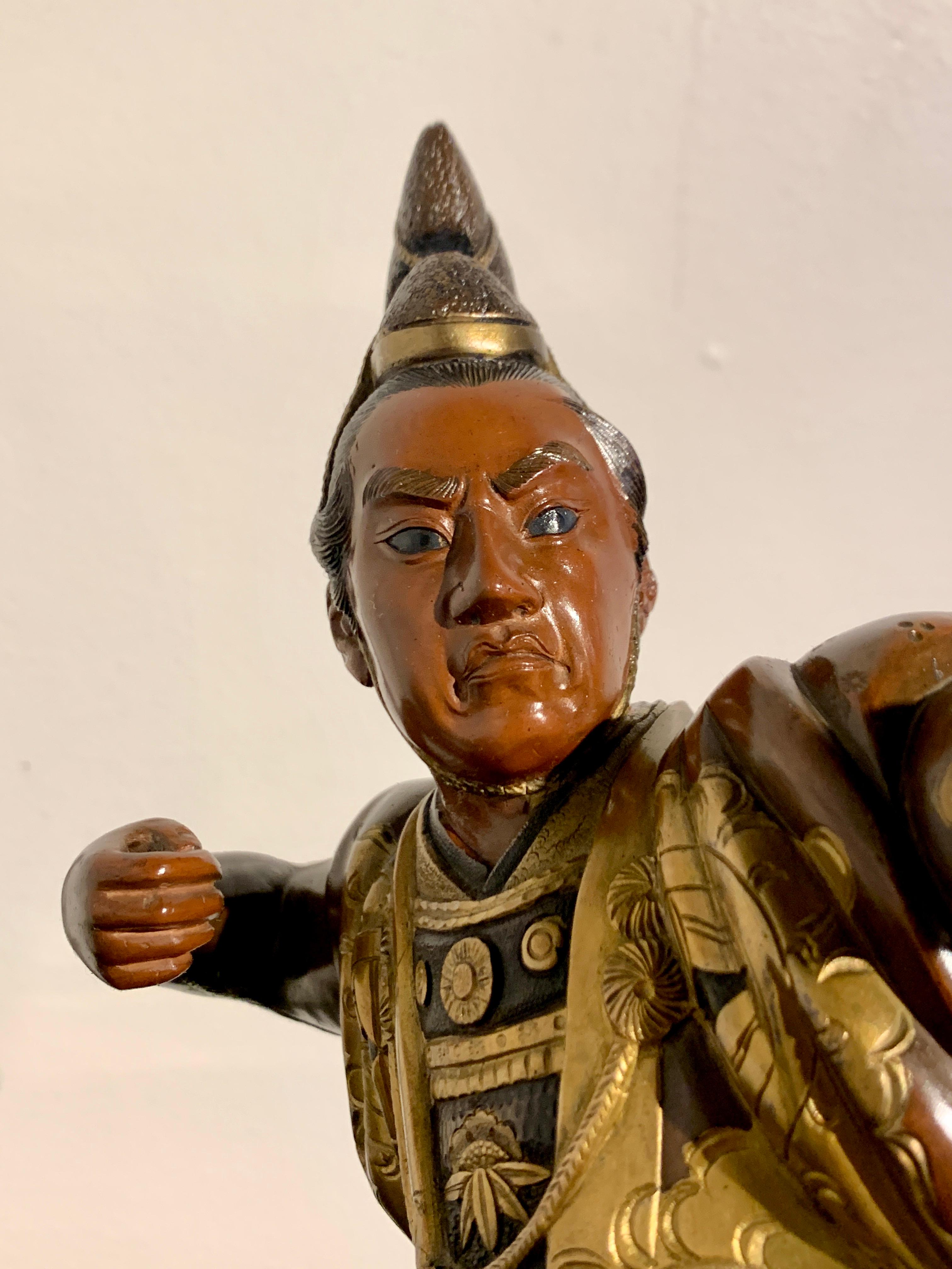 Archer samouraï en bronze doré de style japonais Miyao, période Meiji, Japon en vente 9