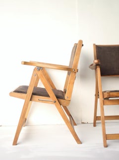 Japanese modern 50-60s mid-century, 2 chairs HSK HIDA Kitsutsuki brand