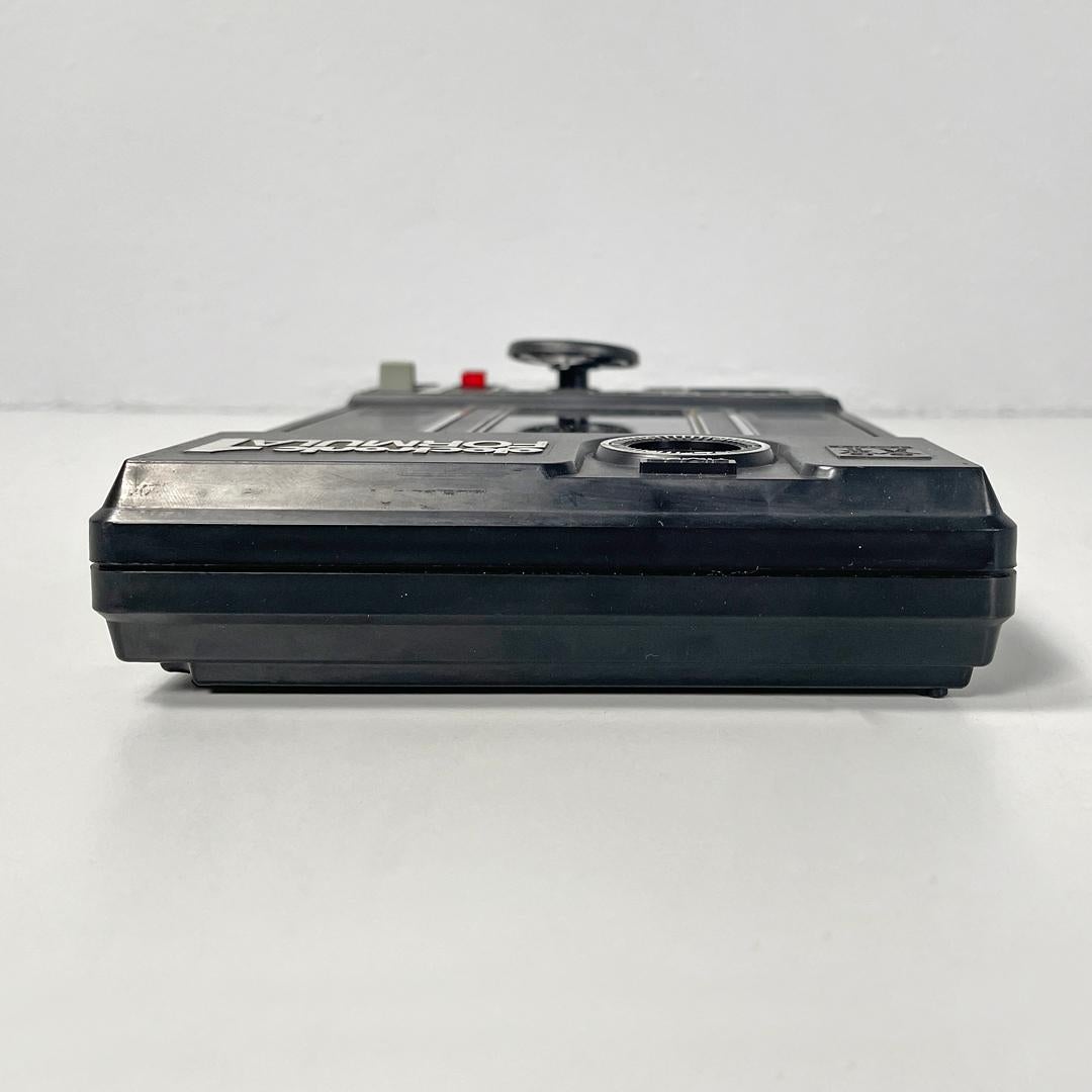 Japanese modern black plastic videogame Formula 1 by Tomy Electronic, 1978 For Sale 2