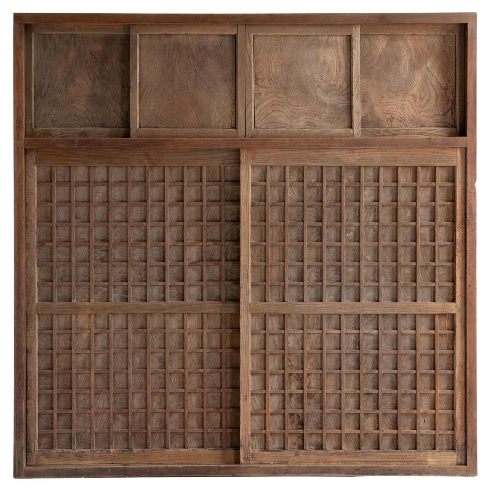 Japanese Modern Cabinet 1860s-1920s / Tansu Wabi-Sabi For Sale
