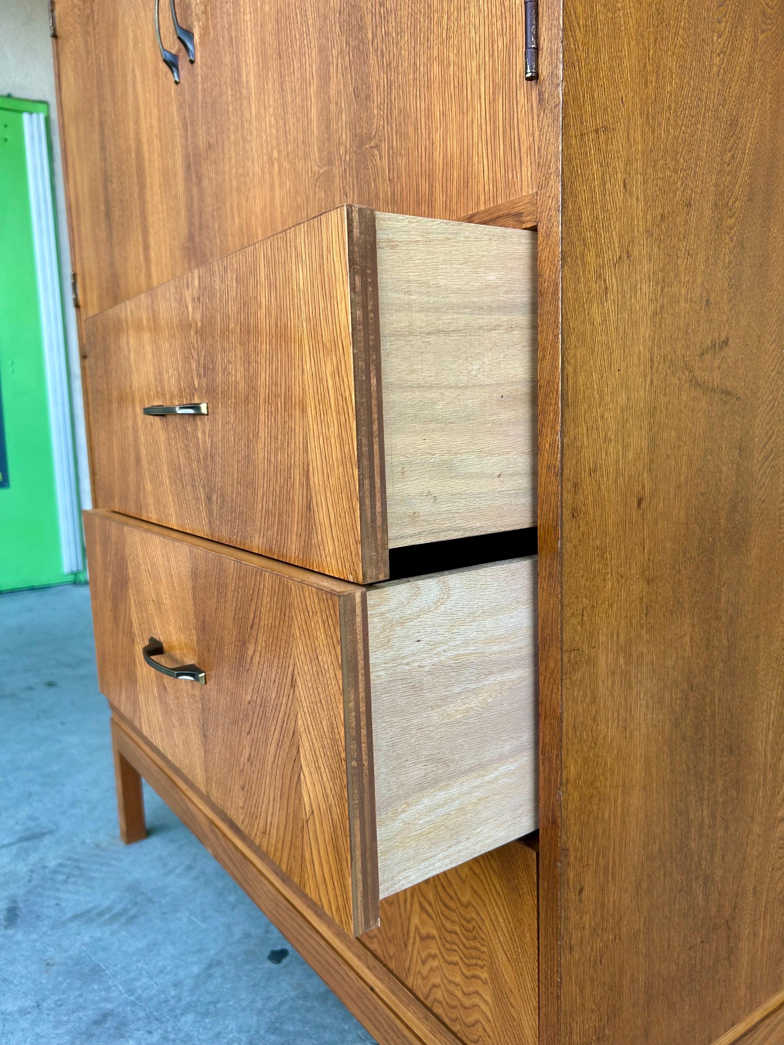 Japanese keyaki Wood Modern Dresser For Sale 13