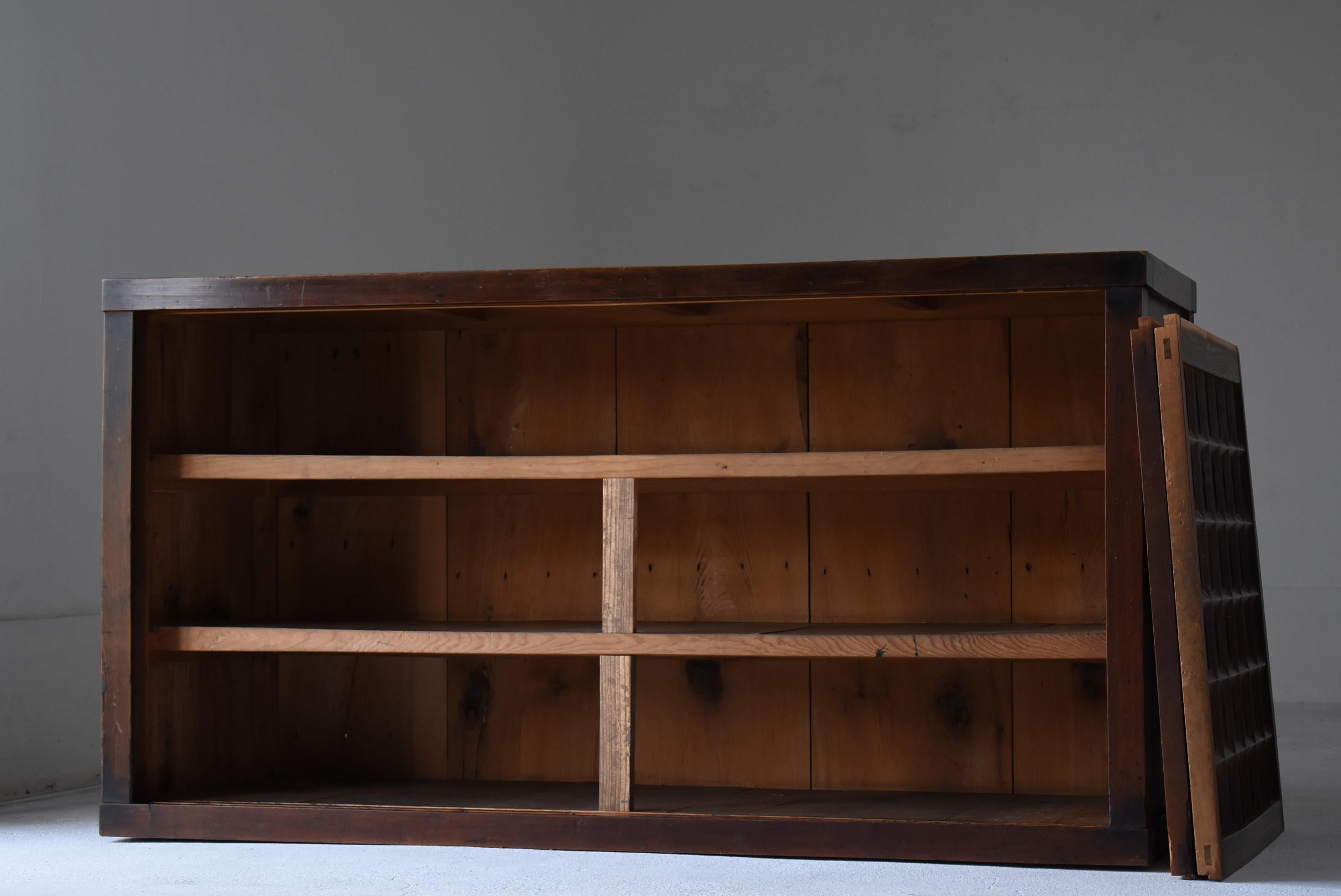 Japanese Modern Large Tansu 1860s-1920s / Sideboard Wabi-Sabi 3