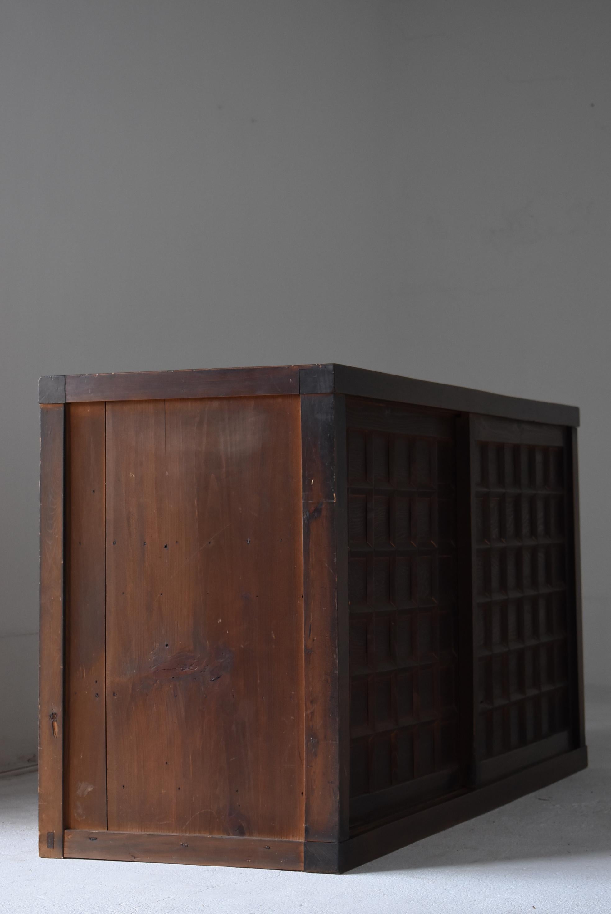 Japanese Modern Large Tansu 1860s-1920s / Sideboard Wabi-Sabi 5